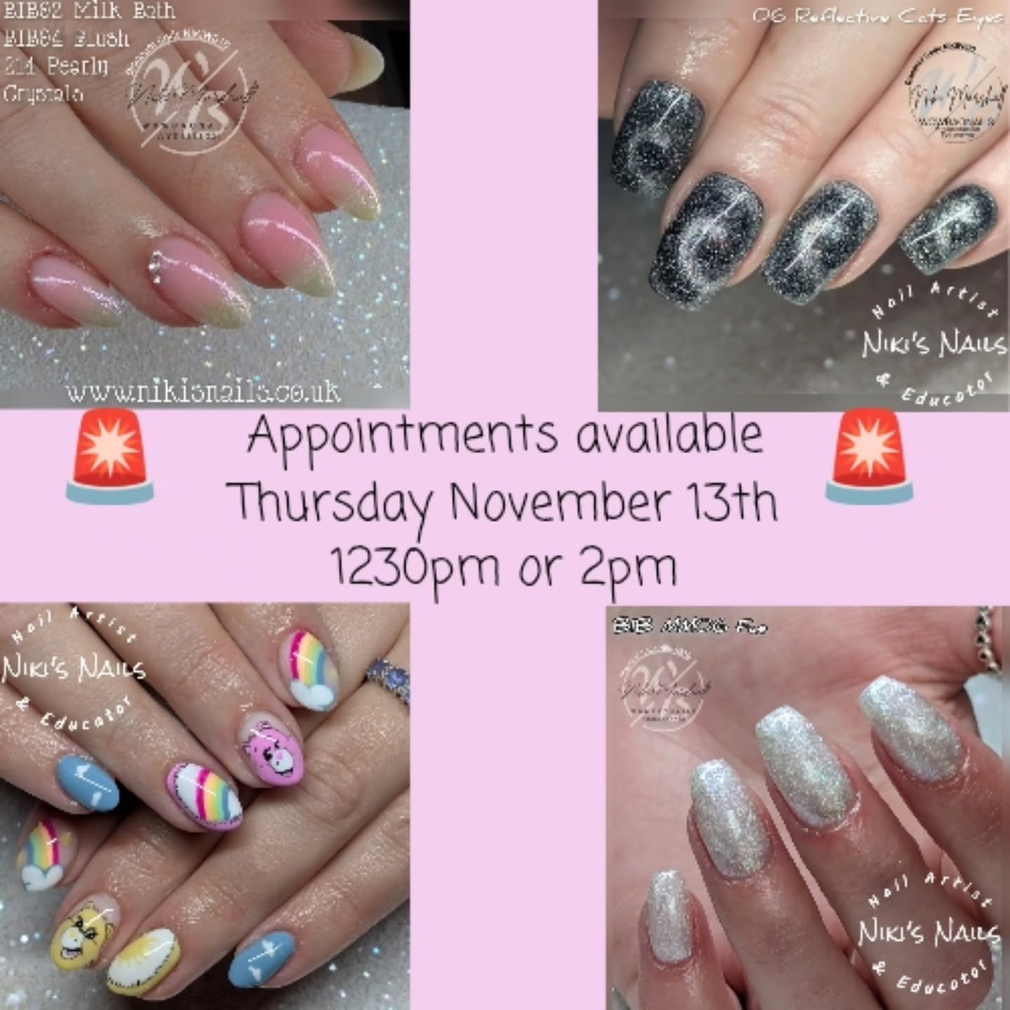 🚨SHOCKING NEWS🚨
🤣
I have 2 spaces available tomorrow! You can book these easily on my website www.nikisnails.co.uk/book-online
#availability #nailappointmentsavailable #farnborough #aldershot #ash #frimley #ashvale #mytchett #frimley #blackwater #camberley #fleet #nailtechhampshire #nailtechsurrey