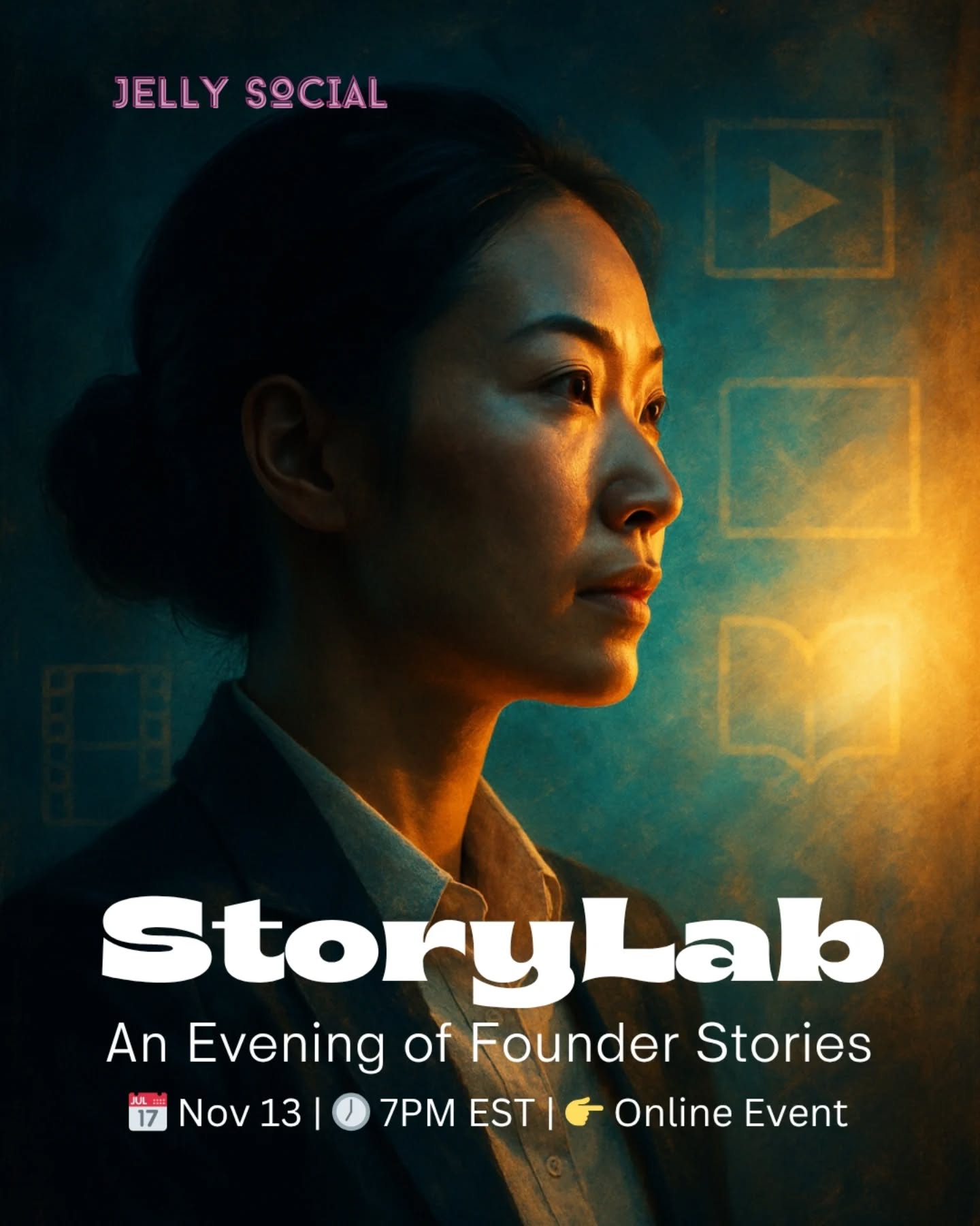 If there's 1 thing I truly believe in, it's this — the power of courageously showing up as yourself and sharing your story. 🫶✨
Over the past month, I’ve been part of @jellysocial’s StoryLab, a storytelling cohort for BIPOC and women founders.
We spent four weeks digging deep — finding the moments that shaped us, and turning them into stories worth sharing. And now… it’s time to share them with the world.
🎬 Join me for the StoryLab Showcase: An Evening of Founder Stories
🗓 Thursday, Nov 13 | 7PM EST
📍 Online (free event)
🎟 Register here → https://us02web.zoom.us/meeting/register/1Eovwo6zT5a8G64jhcH4j
This night is special — it’s about being seen, being heard, and celebrating stories that remind us why we started.
I’d love for you to be there. 💛
#StoryLab #JellySocial #FounderStories #BIPOCEntrepreneurs #Storytelling