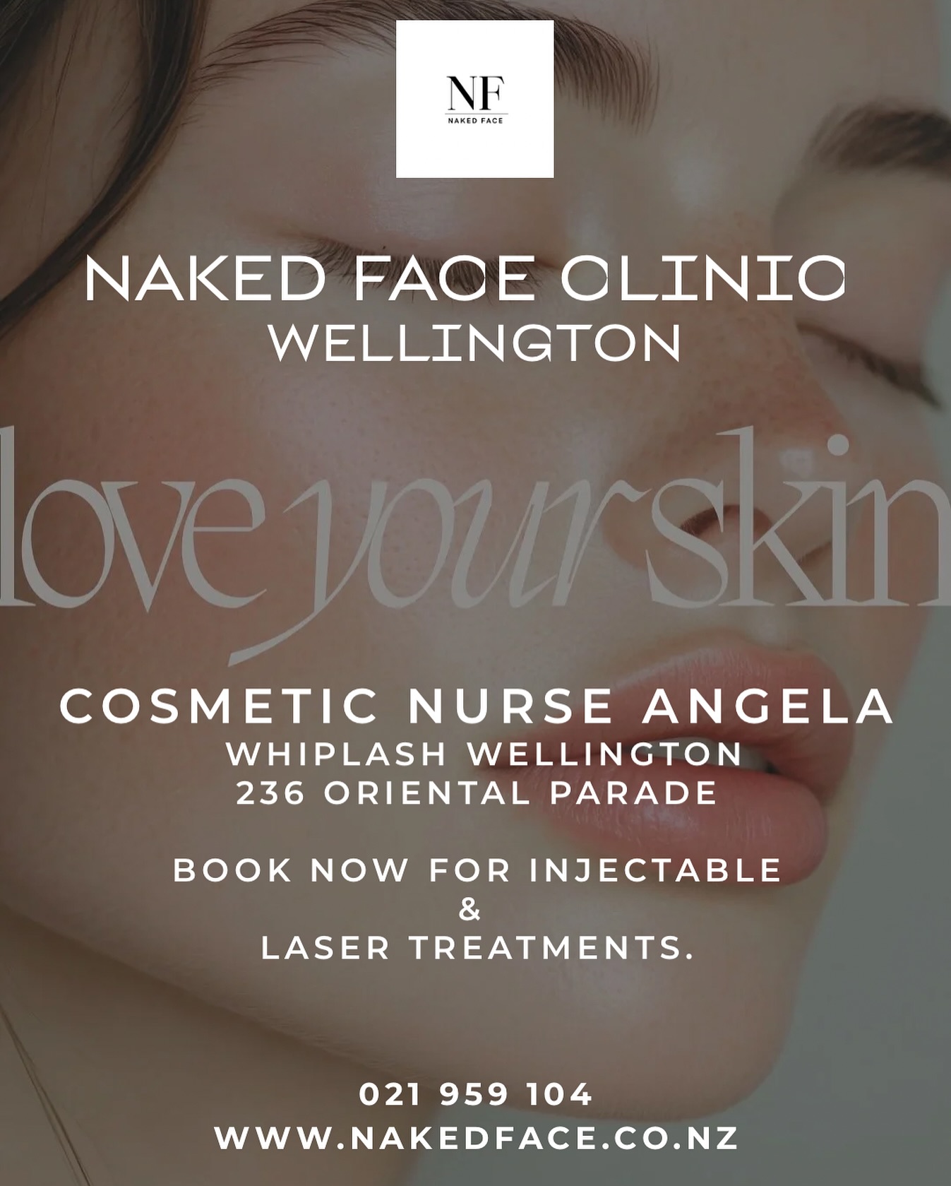 Registered Cosmetic Nurse Angela will be at:
Whiplash Wellington
236 Oriental Parade
Wellington
For all your cosmetic injectable treatments.
Every Thursday
Bookings online - link on profile. ✨
021 959 104