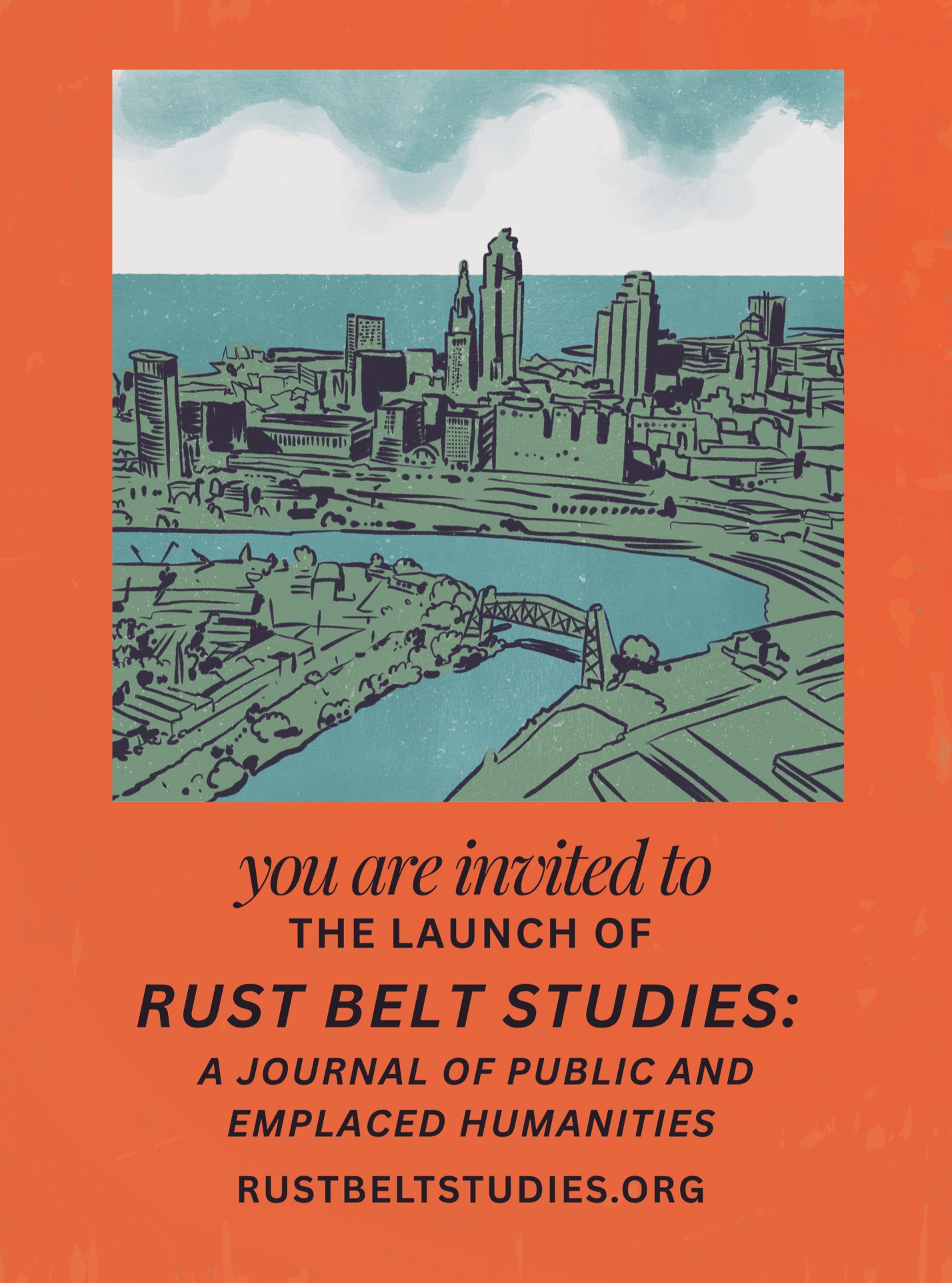 Join us on Friday, December 12th for the launch of Rust Belt Studies: A Journal of Public and Emplaced Humanities. We will host a reception from 2-4 p.m. at Ursuline College. Free and open to the public. RSVP to katharine.trostel@ursuline.edu.
We hope you'll stop by to learn more about how the humanities is activating space and imagining new futures for our Rust Belt region.
Thank you to @sinagrace for the amazing cover art.
Learn more about the journal here:
https://www.rustbeltstudies.org/journal