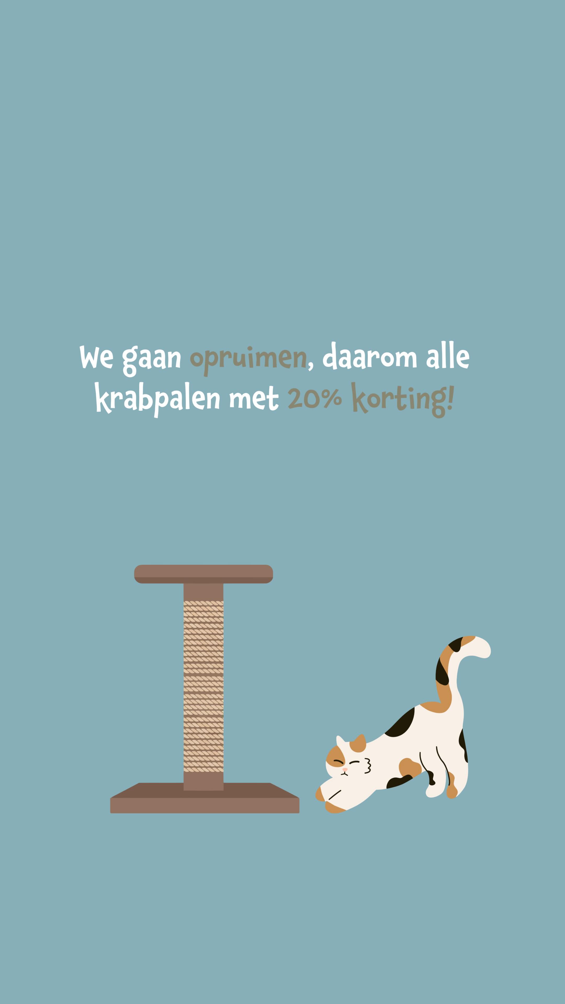 🐾 Tijd voor een nieuwe krabpaal?
De hele maand november krijg je bij Snoet 20% korting op alle krabpalen!
Of je nu een kleine speelse kitten hebt of een volwassen kat die graag languit krabt en klimt, dit is hét moment om te investeren in een fijne plek voor jouw kat.
✔️ Goed voor de nagels
✔️ Minder kans op krabben aan meubels
✔️ Een eigen plek om te rusten én spelen
Kom langs in de winkel om alle modellen te bekijken én te voelen.
We adviseren je graag!
#SnoetBorne #Krabpaal #Kattenliefde #DierenwinkelTwente #Kattenspeelgoed #Katgeluk #BornseOndernemers #Kattenleven #Dierenspeciaalzaak #Novemberactie #Kattenmeubels