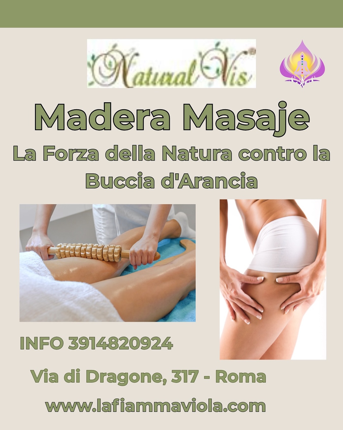 🌿 Ritrova armonia e leggerezza con il MADERA MASAJE! 💆♀️✨
Un rituale naturale che tonifica, drena e rilassa profondamente corpo e mente.
Gli strumenti in legno riattivano la circolazione e risvegliano la tua energia interiore. 🌸
📞 3914820924
📍 Via di Dragone, 317 Roma
#MaderaMassage #MassaggioNaturale #BenessereCorpoMente #RelaxTime #BeautyCare #CentroBenessere #anticellulite #massaggioanticellulite