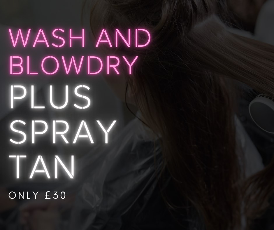 Wash & Blow Dry + Spray Tan Deal now available at BOTH LOCATIONS – Felling & South Shields 💇♀️✨
Only £30 for the full pamper bundle! 💛
Fresh hair + glowing tan = weekend ready ☀️
Book in now and let us pamper you 🤍
Click to book your Blowdry & Spray Tan deal today 📲⬆️
The Beauty Lab North East – Number one in the North East 💫
Please note: Alternative option available hair extensions within this deal below 👇
£35 hair extensions
#TheBeautyLabNorthEast #Felling #SouthShields #BlowDry #SprayTan #PamperPackage #NorthEastSalon #HairCare #Tanning #NewcastleBeauty #SalonOffers #BeautyDeals #AffordableGlam #GlowingSkin #FreshHair #BeautyBundle #selfcareday