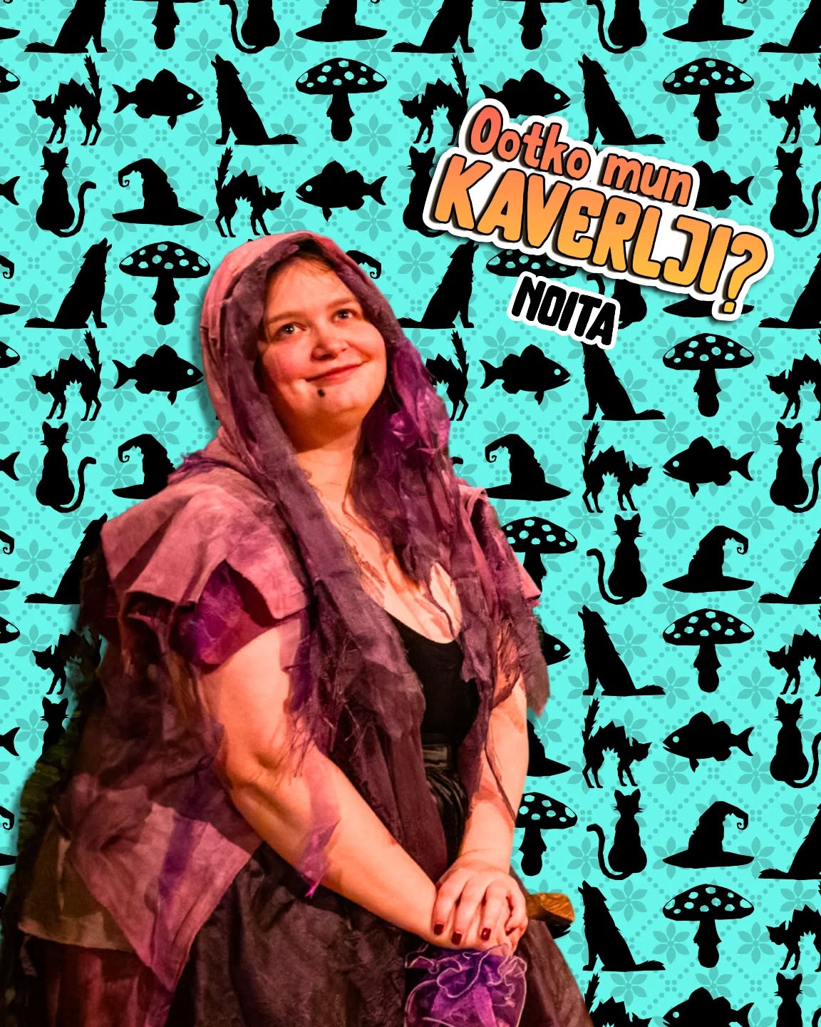 Noita (Salla Rasio), tuo metsän piirakkamestari, asustelee kissansa kanssa omituisessa mökissä ja paistaa piiraita. Aina silloin tällöin mökki imaisee sisuksiinsa pahaa aavistamattomia ohikulkijoita. Uuni on kuuma ja piiraita riittää ... kaikenlaisia.
Ootko mun kaverlji? esitykset viikonloppuna @pakkahuonejoensuu pe 14.11. klo 18 ja su 16.11. klo 15
Tervetuloa!
www.vaarapyora.com
#lastenteatteri
#musiikkiteatteri #kokoperheelle