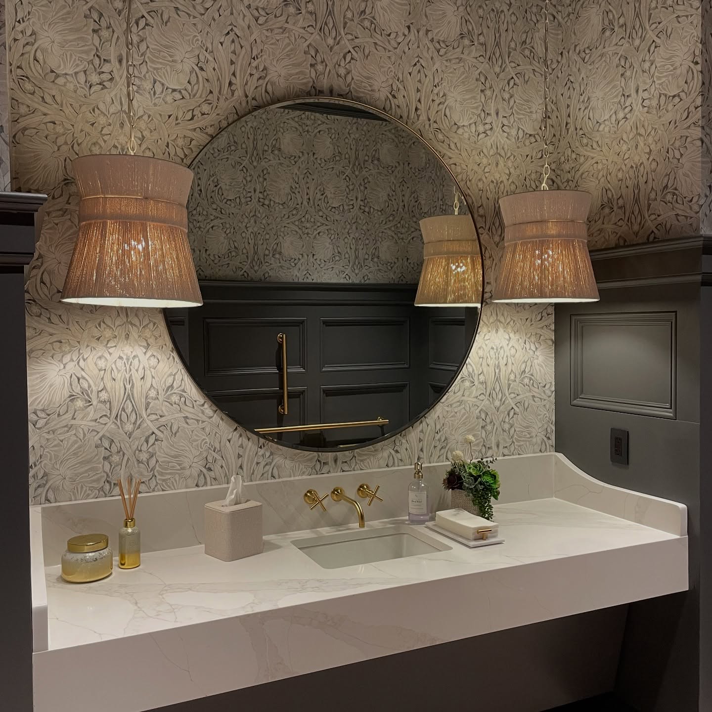 Own Your Narrative.
One of the workshops I attended at High Point Market asked a question that stopped me in my tracks:
“Why do you do what you do?”
Not the surface answer. The real answer. The one that lives underneath everything.
I didn’t have it in the moment — I needed time and quiet.
So I’ve been thinking. Writing. Reflecting.
And I’m ready to share.
This is my North Star.
I’ll be sharing pieces of that discovery here over the next few days. ✨
P.s. this bathroom was one of the showrooms bathrooms, isn’t it gorgeous?!