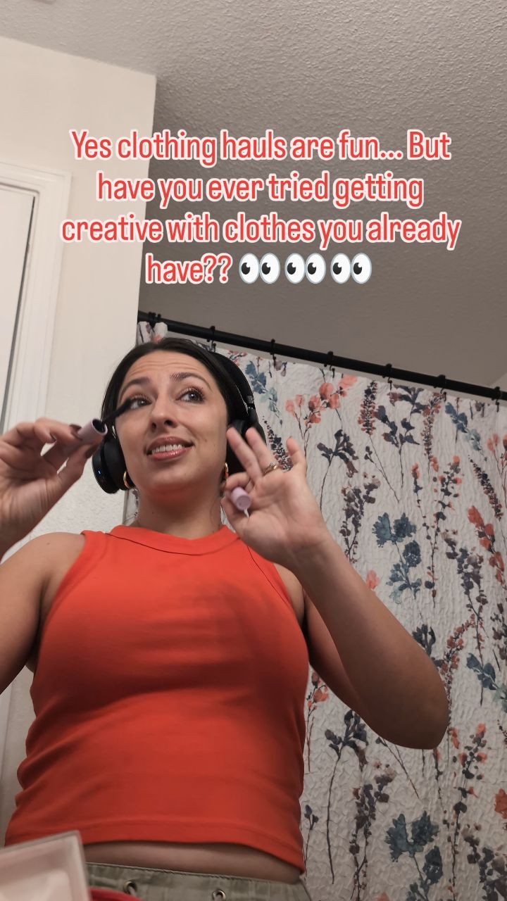 I promise that that Amazon dress or the outfit from Shein is not going to make you feel more confident in the long run. Practice getting creative with what you have. Your wallet and laundry routine will thank you 😘