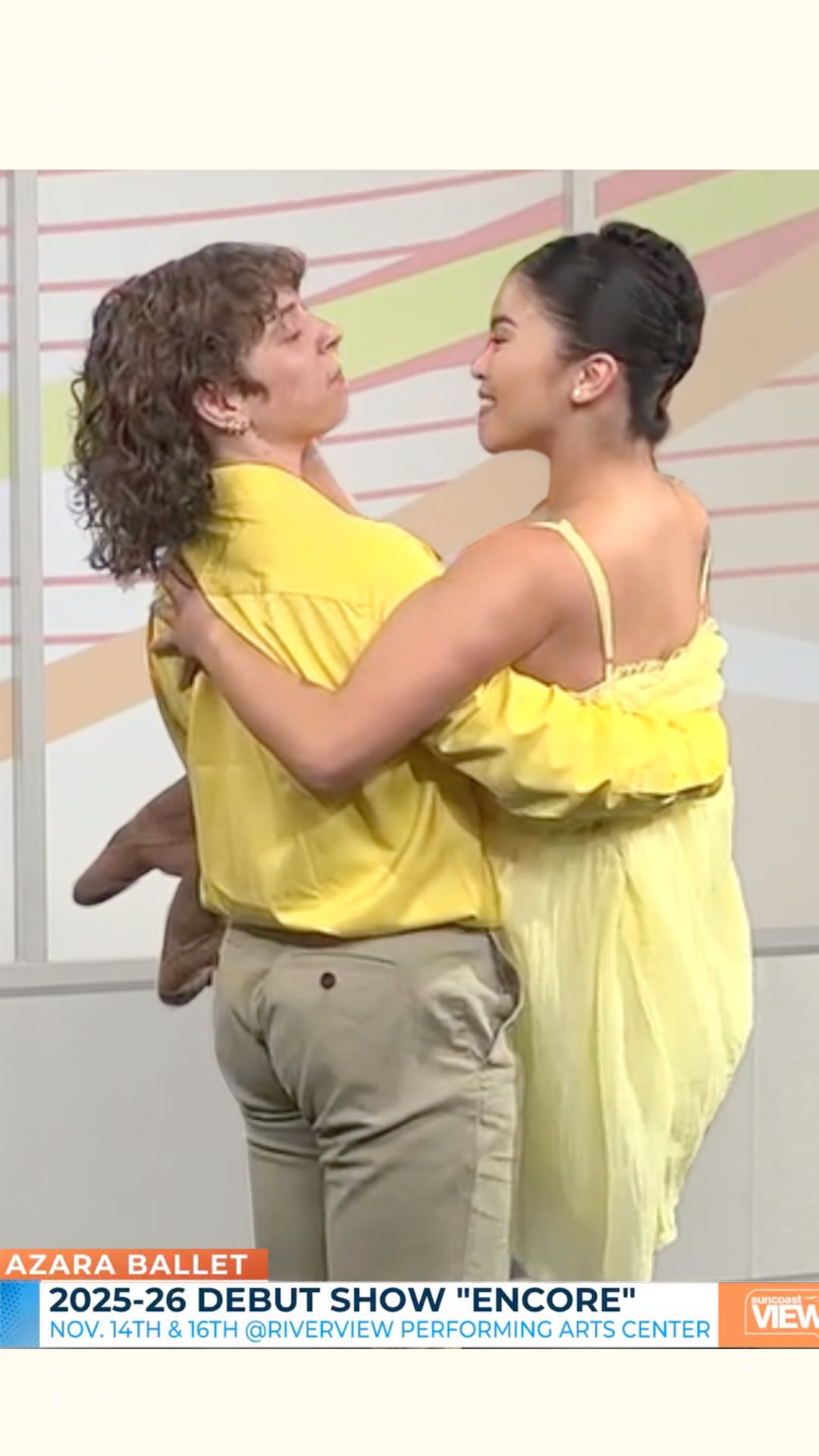 On the local news!! Watch til the end for a mini performance preview choreographed by @joshua.a.stayton ! Kuddos to dancers @erindecker.e & @riannatalento for dancing in a tiny tiny space what would normally be performed on a huge stage. We’re so proud of this upcoming show, please get your digital or in person tickets now before it’s too late! Link in bio @azaraballet #ballet #dancers #dancing #azaraballet