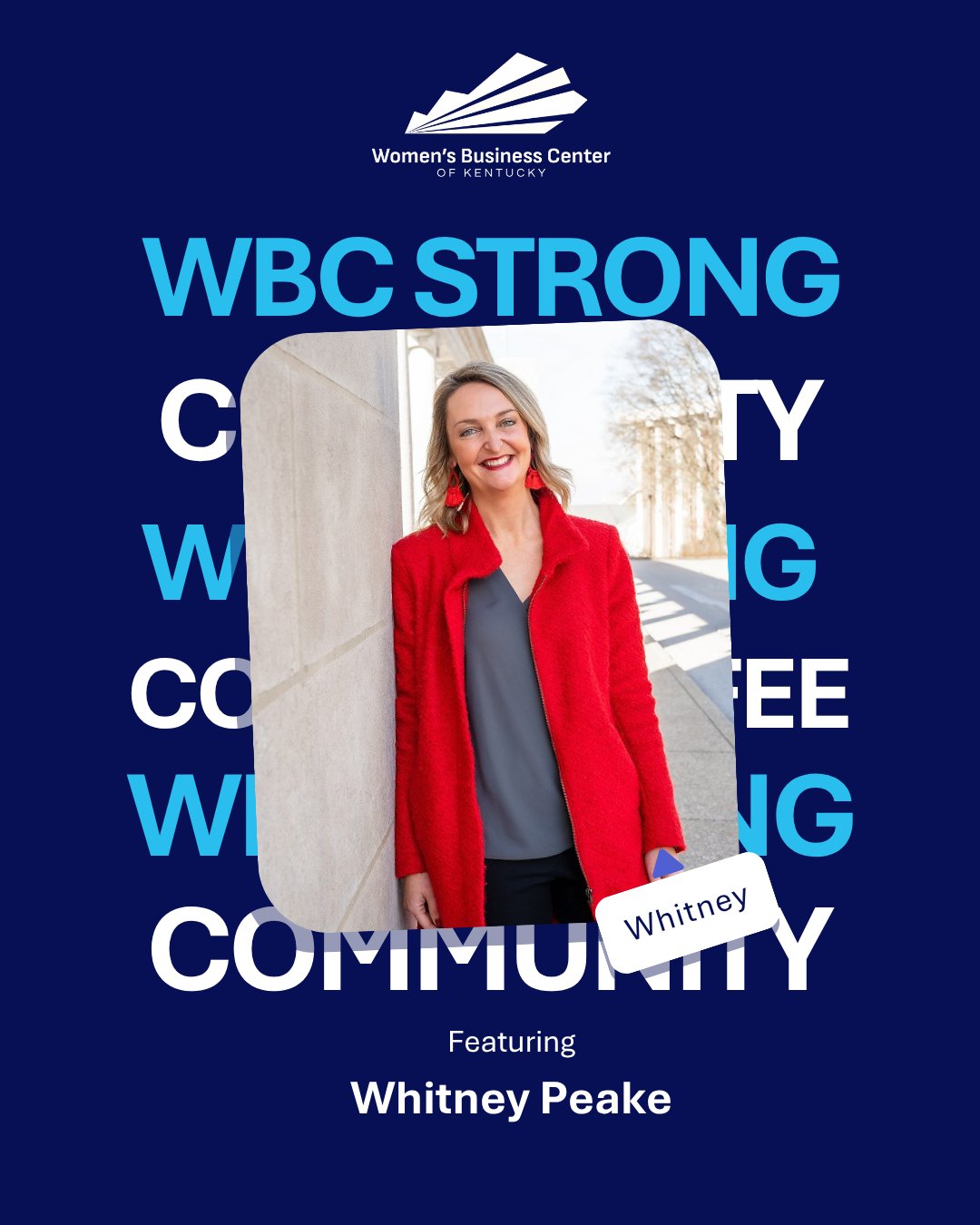 💼 Meet your speaker: Dr. Whitney Peake!
Since 2015, Dr. Peake has led WKU’s student-run Small Business Analysis and Strategy capstone, generating nearly 15,000 hours of pro bono consulting for local businesses. A professor of entrepreneurship and management, she’s committed to helping founders like you grow smarter, faster, and with purpose.
This month at Strong Community, Strong Coffee, she’s bringing fresh insight, strategy, and encouragement to women building big things.
📍 Nov 13 | WKU Innovation Campus | 9AM CST
🎟 Save your seat with the link in our bio: @wbckentucky