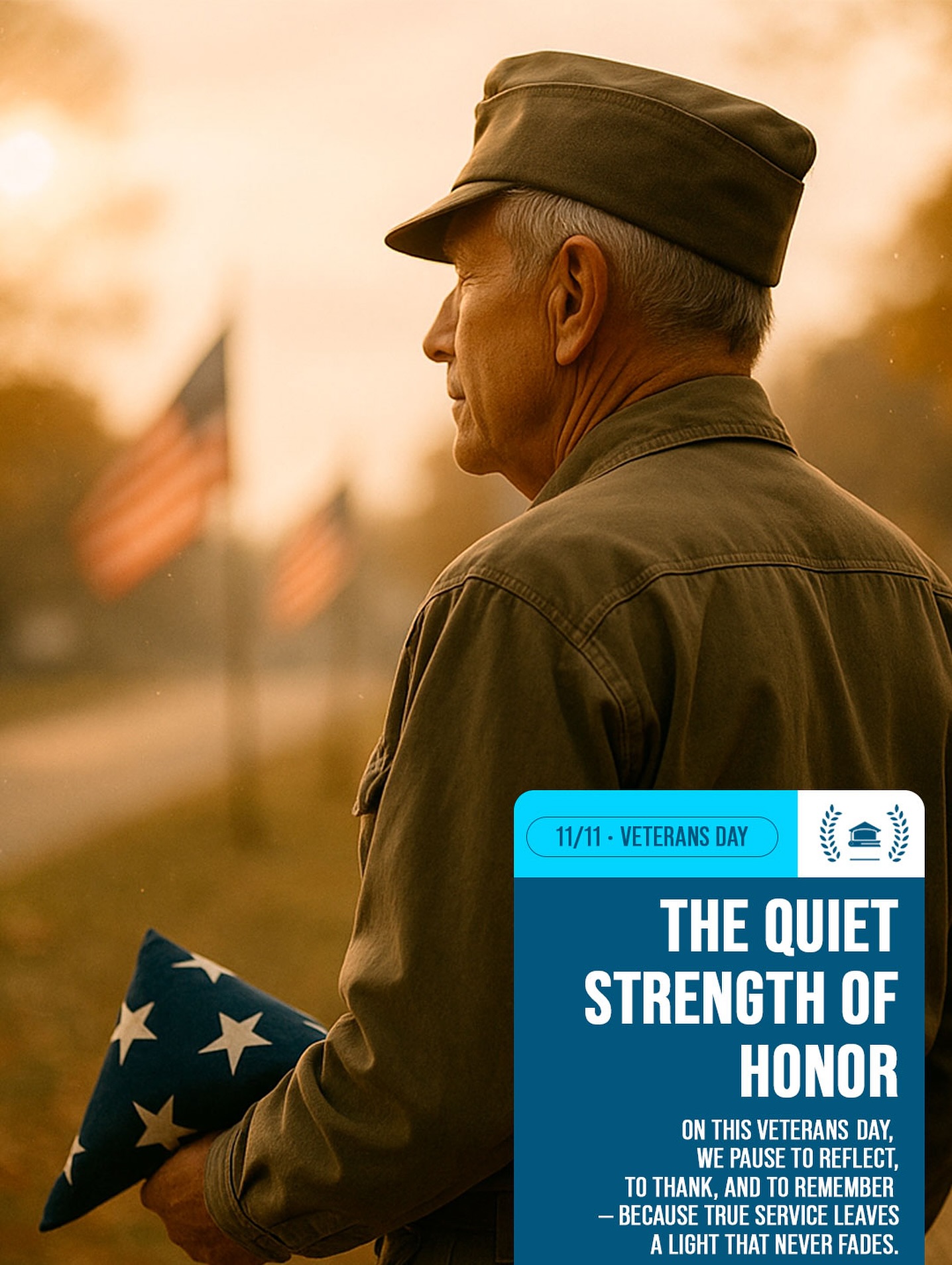 Today, Veterans Day, is a time to pay tribute to those who have served and are currently serving in the United States Armed Forces. 🇺🇸
It is the day to celebrate their unwavering commitment and the fight for a greater good that sustains the nation’s freedom.
The G&N Foundation extends its deep gratitude to each American veteran and we make an honorable mention to the Brazilian veteran Adilson Freitas. 🫡
Your service is a legacy of honor and determination. Congratulations! 👏
#GNFoundation #VeteransDay #Veterans #UnitedStates #Pride #Tribute #Congratulations
———————————————
Hoje, Dia dos Veteranos, é um momento para render homenagem àqueles que serviram e servem às Forças Armadas dos Estados Unidos. 🇺🇸
É o dia de celebrar o seu compromisso inabalável e a luta por um bem maior que sustenta a liberdade da nação.
A G&N Foundation estende sua profunda gratidão a cada veterano americano e fazemos uma menção honrosa ao veterano brasileiro Adilson Freitas . 🫡
Seu serviço é um legado de honra e determinação. Parabéns! 👏
#GNFoundation #DiadosVeteranos #Veteranos #EstadosUnidos #Orgulho #Homenagem #Parabens