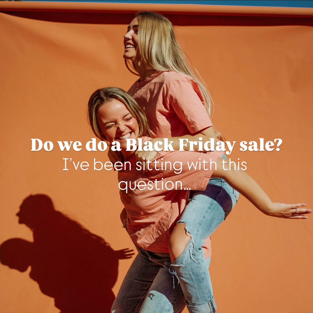 Honestly - Black Friday now feels overwhelming! The emails, the texts, the pressure to “buy, buy, buy.” It used to be a weekend… now it’s the entire month of November.
To any small business owners, please don’t feel like you need to offer a Black Friday sale to “keep up.” You are allowed to grow differently. To connect intentionally. To build a brand on heart not hype.
There are so many more beautiful, unique, soul-aligned ways to speak to your community. Black Friday is a saturated market.
So no we won’t be doing a Black Friday sale. But we’ll keep showing up, creating with love, and serving our community
in the most authentic way we know how. ✨💛
And I think after this brain dump on Black Friday I might finally be ready to share the last few months with my motherhood struggles. 🤪💕