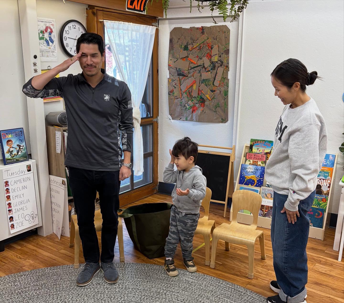 Today, and every day, we are proud to honor those who have served our country in the military.
One of our classrooms was fortunate to welcome a parent who was a former Captain in the US Army. Thank you for your service! 🇺🇸 🫡
**********************************
#LCDS
#LearningCommunityDaySchool
#PlayBasedLearning
#Preschool
#WestportCT
#FairfieldCounty
#EmergentCurriculum
#GrowingLifeLongLearners
#ProjectApproach
#SocialEmotionalLearning
#CommunityBuilding
#PreschoolSocialStudies
#HonoringVeterans
#FamilyConnections