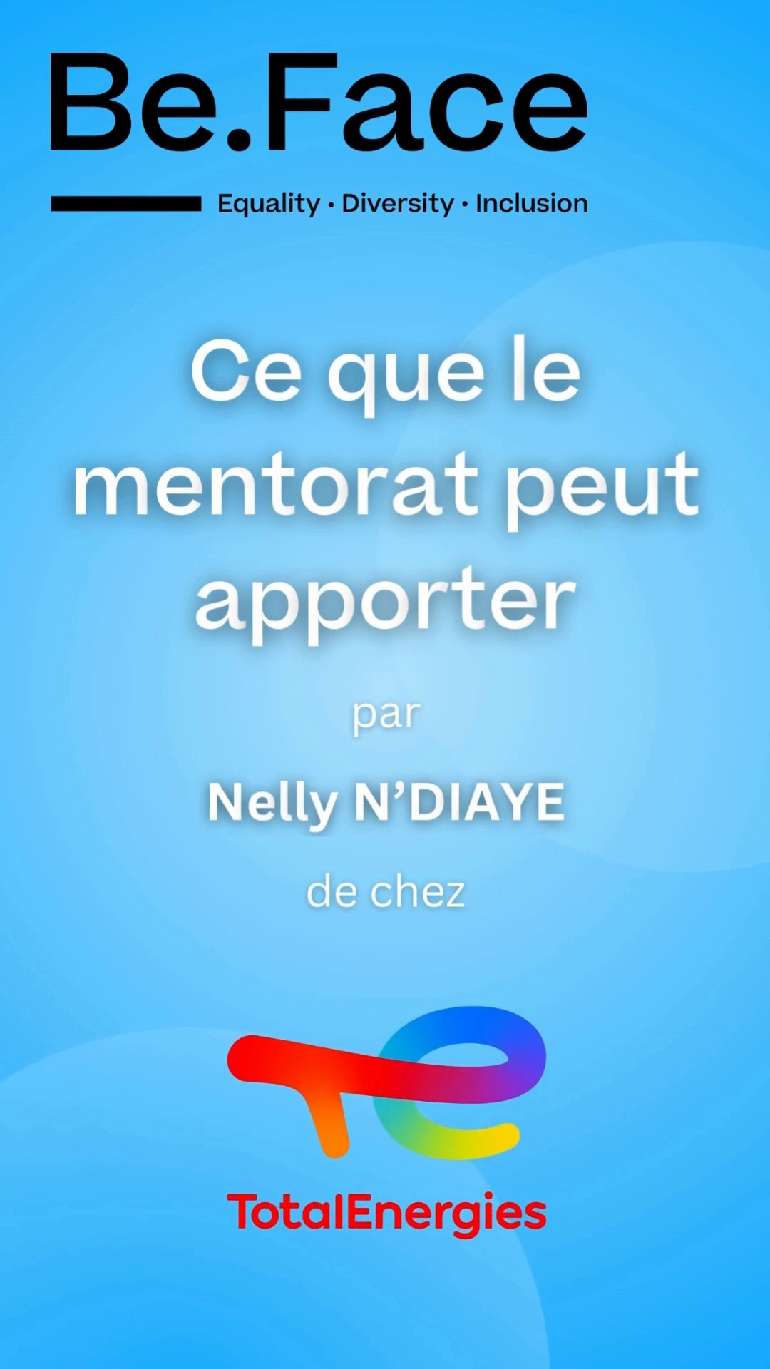 EN: Nelly N'DIAYE, mentor at @totalenergies_be , shares her mentoring experience!
Mentoring is more than guidance — it’s about connection, exchange, and growing together. 🌱
👉 Watch the reel to see what mentoring can bring, according to Nelly.
-----
FR : Nelly N'DIAYE, mentor chez TotalEnergies, vous partage son expérience du mentorat !
Le mentorat, c’est bien plus qu’un accompagnement : c’est une rencontre, un échange, une opportunité de grandir ensemble. 🌱
👉 Découvrez dans ce reel ce que le mentorat peut apporter, selon Nelly.
------
NL: Nelly N'DIAYE, mentor bij TotalEnergies, deelt haar ervaring met mentoring!
Mentoring is meer dan begeleiding: het is een ontmoeting, een uitwisseling en samen groeien. 🌱
👉 Ontdek in deze reel wat mentoring kan betekenen volgens Nelly.
------
💬 Et vous / And you / En jij? Qu’est-ce que le mentorat représente pour vous?
#Mentorat #BeFace #Inclusion #Diversité #TotalEnergies #BrightFuture #diversityandinclusion #mentorship #CSR