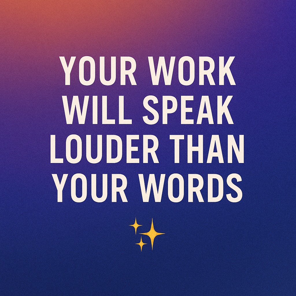 🔥 STOP trying to convince people who you are.
Let your WORK speak louder than your words. 💯
The truth is…You don’t have to explain your purpose to people who were never assigned to understand it. When your results show up, your critics will quiet down. 🕊️
Keep building. Keep planting. Keep proving them wrong — without saying a word.
💬 Drop a “💪” if you’re in your silent grind season.
👇 COMMENT “WORK WINS” if you’re done explaining yourself.
#WorkSpeaksLouder #StayFocused #NoValidationNeeded #PurposeOverPopularity #GrindInSilence #ViralMotivation #FaithAndFocus #LetTheWorkSpeak