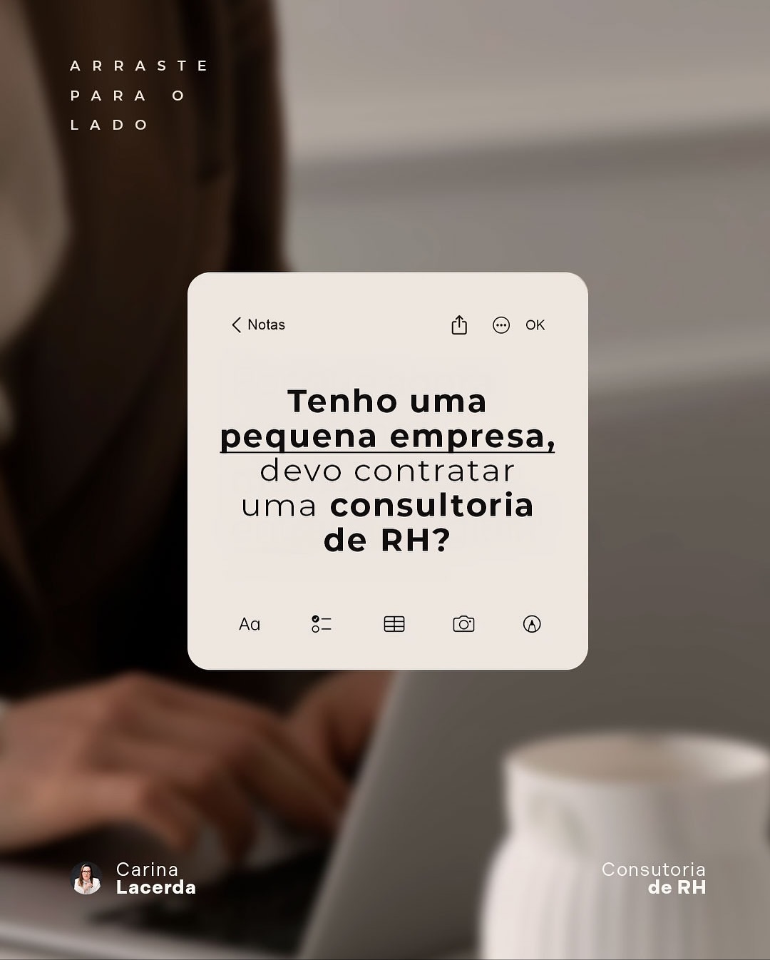 Você tem uma pequena empresa e acha que consultoria de RH é só para grandes negócios?
Na verdade, é justamente o contrário. É nas pequenas e médias empresas que a gestão de pessoas faz a maior diferença, seja estruturando processos, desenvolvendo lideranças ou ajudando o negócio a crescer de forma saudável.
Uma consultoria de RH traz olhar estratégico, soluções práticas e ajuda você a construir uma base sólida para o futuro.
Quer entender como isso pode funcionar na sua empresa?
Vamos conversar! Acesse o link na bio ou me chama no direct