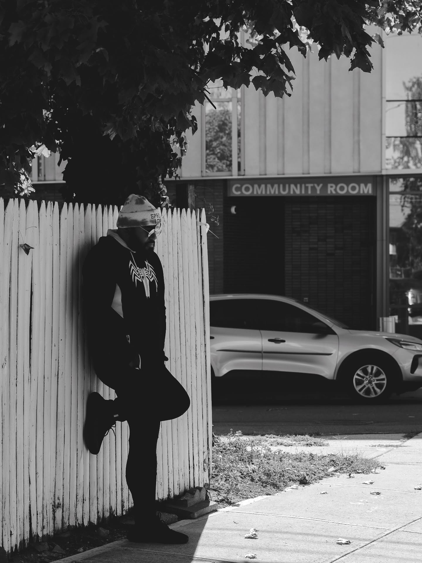 Sometimes the quiet corners tell the loudest stories.
__
#StreetPortrait #BlackAndWhitePhotography #MoodyGrams #UrbanVibes #PortraitMood #CandidShots #SonyAlpha #PortraitVision #StreetLens #VisualStorytelling #PhotoOfTheDay #NewHavenPhotographer #JustAKidFromENY