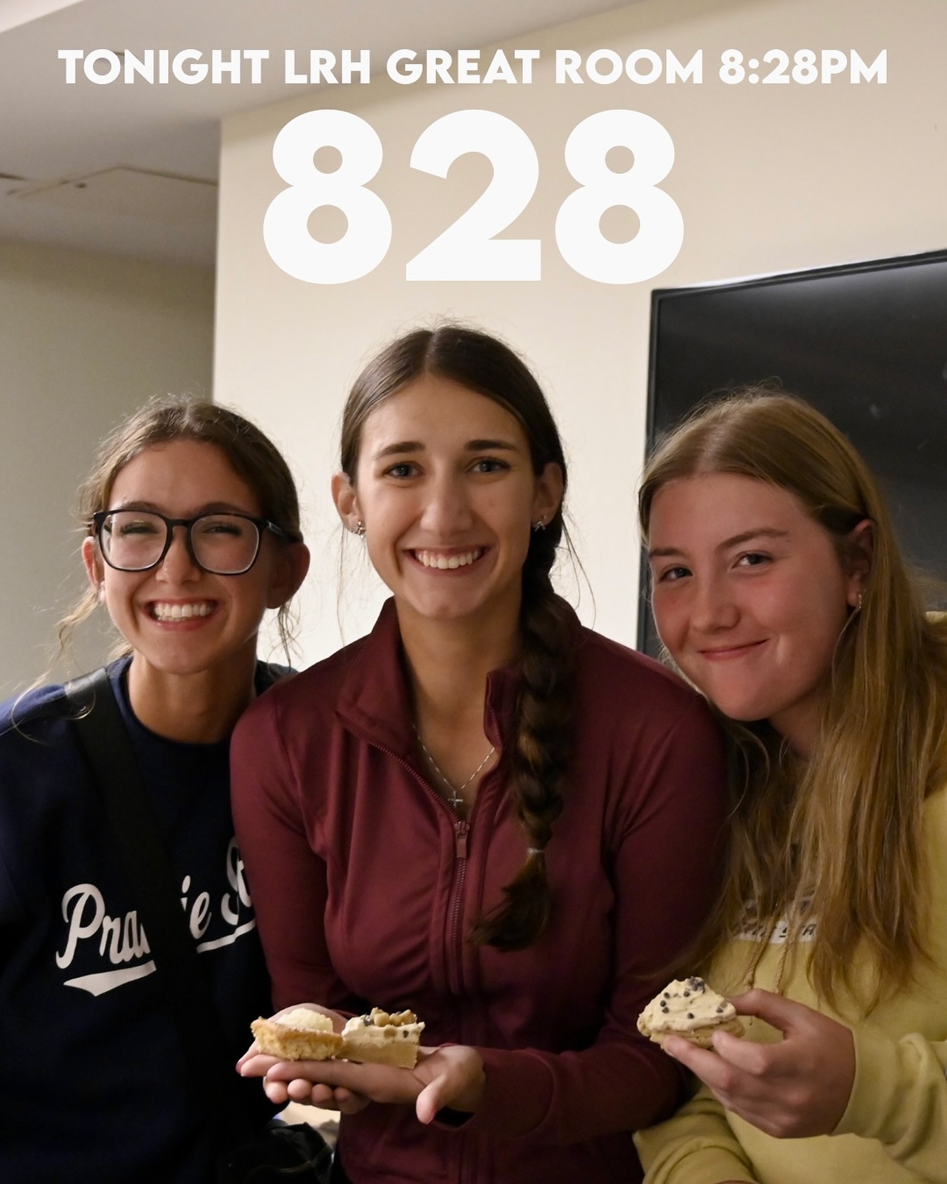 See you tonight at 828! 🍁Only TWO 828’s left this semester!