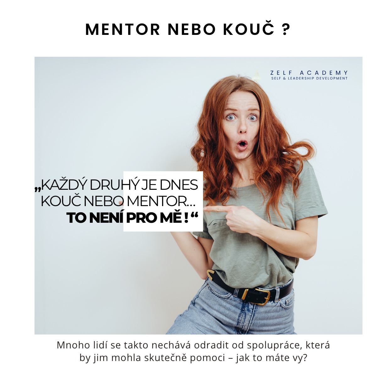 🧭 Mentor nebo kouč? ❓ Je to vůbec pro mě?
Každý z nás se občas ocitne v bodě, kdy cítí, že něco se má změnit – jen si není jistý, co přesně nebo jak začít.
A právě tehdy je klíčové zvolit správnou formu podpory. 🤝
V ZELF Academy jsme se na to podívali z praxe a shrnuli, kdy který přístup nejlépe funguje i komu. Zaměřili jsme se na FAQ, které slýcháme:
👉 Jak poznám, že je čas začít?
👉Jak si vybrat?
👉Kolik sezení si naplánovat a jak často?
👉Kolik mě to bude stát?
📖 Přečtěte si článek zde:
👇
https://www.zelfacademy.com/post/mentor-nebo-kou%C4%8D-jak-poznat-kdo-v%C3%A1s-opravdu-posune-d%C3%A1l
💬 Pokud máte další otázky nebo komentáře, neváhejte využít prostoru pod tímto postem.
Krásný den a "Be YourZELF"!
#ZELFAcademy #koučink #mentoring #leadership #osobnírozvoj #growthmindset #motivace #seberozvoj #businesscoach #mlm #mindset #marykay