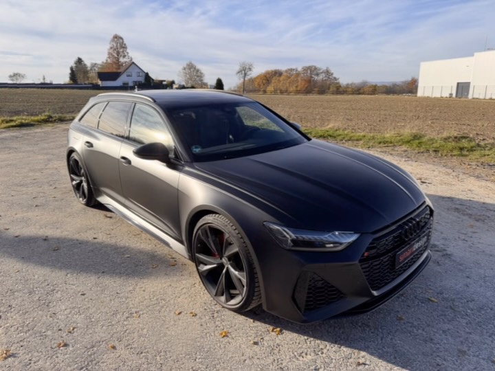 #carwraps #audirs6 #schwarzmatt