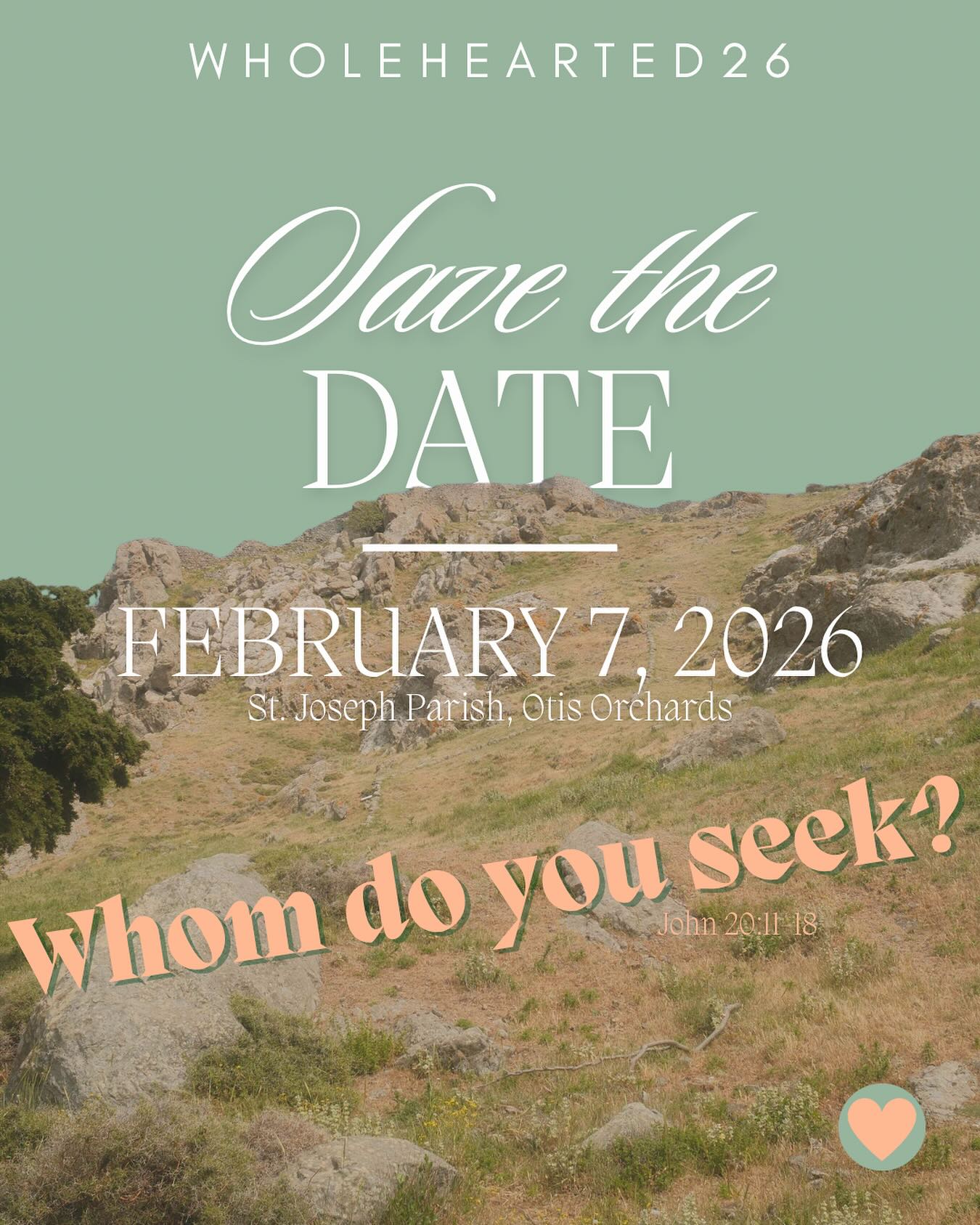 We’re so excited for you to encounter Jesus along with all your girl friends at Wholehearted Catholic women’s conference.💟. Can’t wait to see you!!