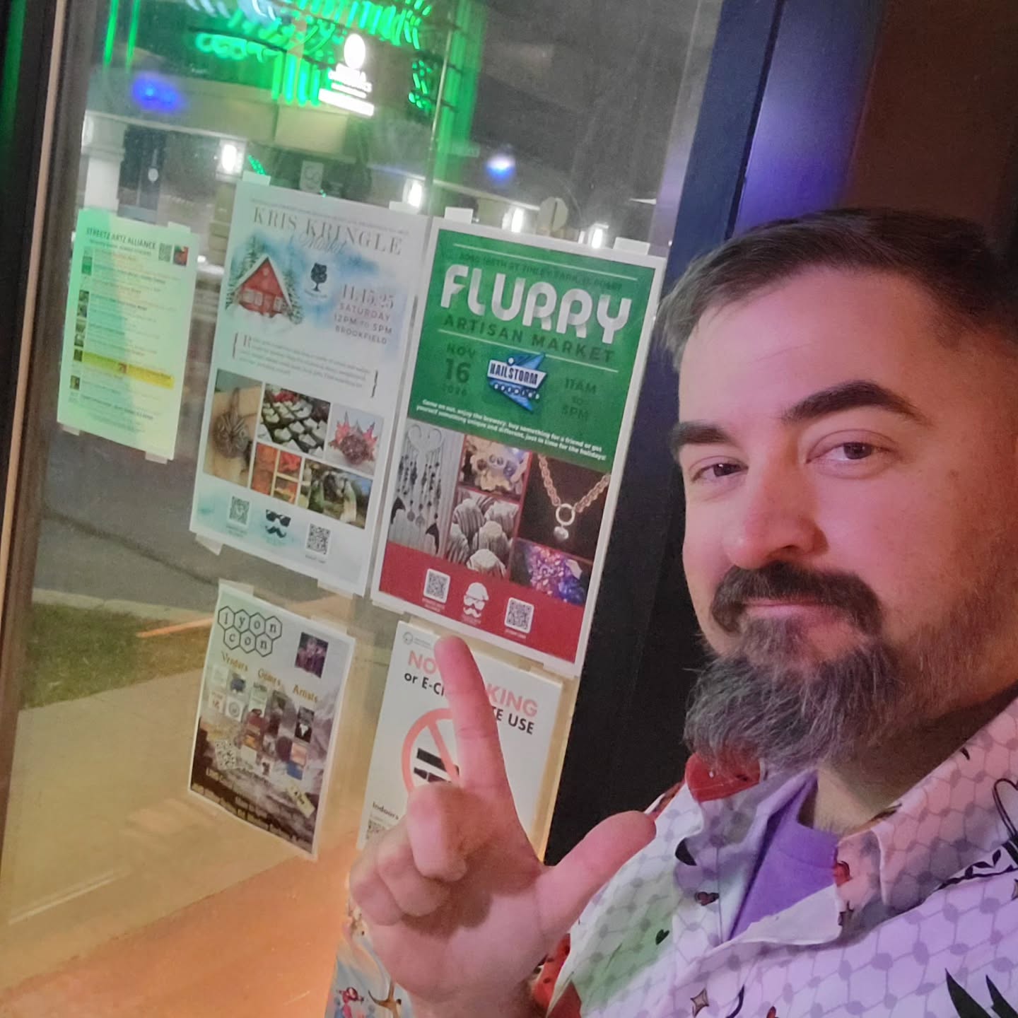 Posters getting posted! All for our events this weekend!
The Kris Kringle Market returns to Willow Springs Imperial Oak Brewing Saturday 11/22/2025. Join us for a holiday themed sip and shop event, curated by the Streetz Artz Alliance.
Relax and grab a craft beer and shop a variety of artists at the brewery. We will have something for everyone here. And it never hurts to get yourself a little something unique.
This market will have things that are ridiculous, cool, kooky, wild, otherworldly, inappropriate, cutesy, bombastic and creepy. Things that make great décor and things that are perfect one-of-a-kind gifts for a loved one.
Where: Imperial Oak Brewing
When: Saturday, November 22, 11am to 5pm
Who: Family friendly and free to attend!
Food: TBD
Link: https://www.facebook.com/events/1872976396693254/?active_tab=discussion
Final Artist List:
Check the discussion for this.
Invite your friends and plan to attend! Come one, come all! This is an amazing event you won't want to miss!