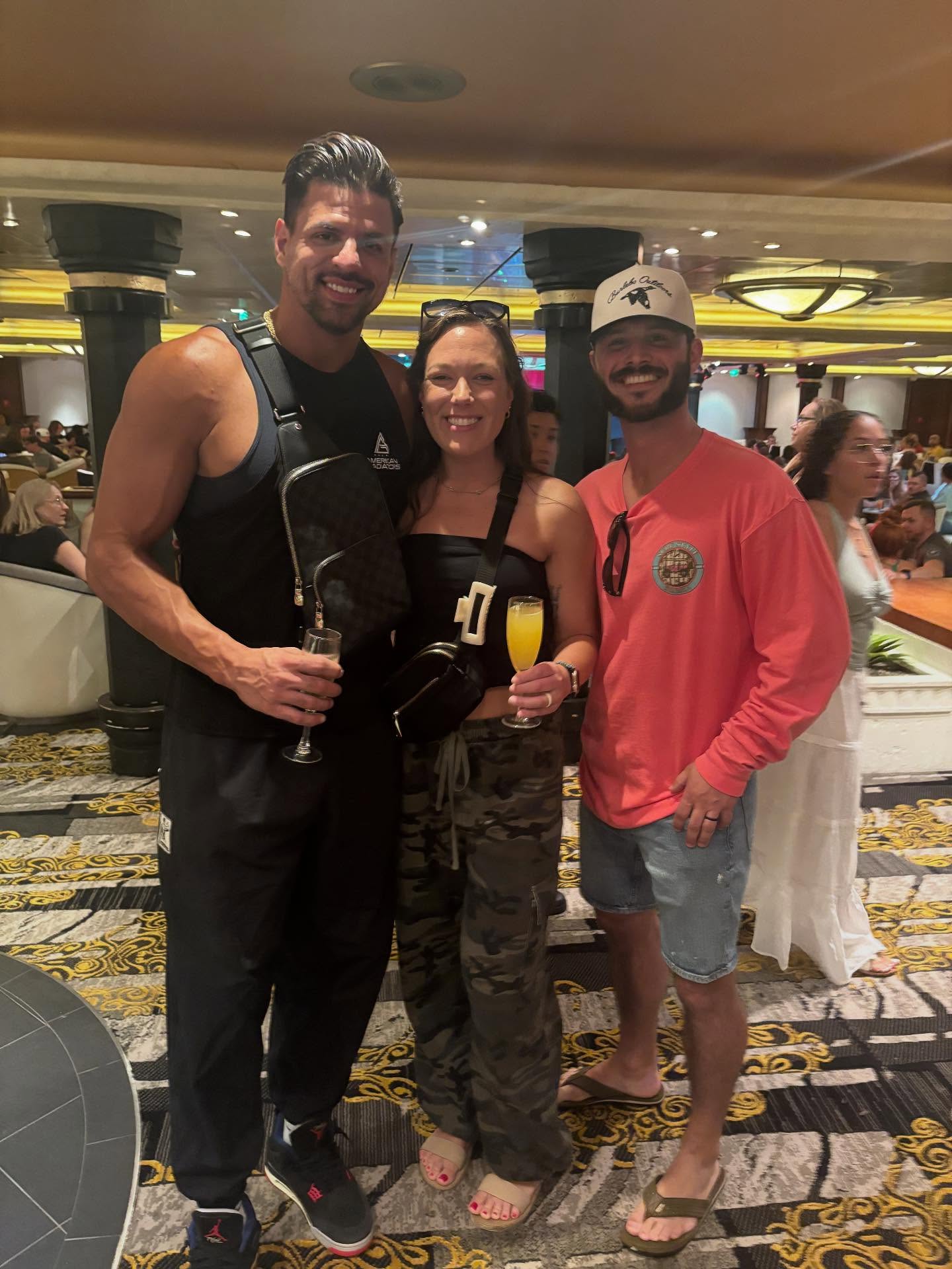 Story time on the cruise scam 2025!
My husband and I are huge fans of MTV’s The Challenge, we both have watched it since we were kids and will only purchase Samsung TV’s because they have a free channel on them that only plays The Challenge 😂
So we bought tickets to go on a Challenge Cruise last October. 4 night cruise to the Bahamas with 15 of the Challenge champs. There were challenges on the cruise and the winner could win $20k in prizes. All sorts of events to do with them and parties.
Well last Monday- three days before the cruise the owner of the travel agency that was hosting this made a Facebook POST- no email or anything, stating that he spent all of our money and the event wasn’t happening and none of them were coming. So found out it was either a huge scam or the guy was an idiot and blew through everyone’s money.
There were 400 people attending this thing and we all paid thousands to go. Luckily Royal Caribbean honored all of our rooms still but no food or drink packages (thank god for the buffet or we wouldn’t have eaten the entire time).
The cast mates obviously felt terrible and somehow three of them managed to find a room on the ship (the travel agency never booked their rooms) and they came without getting paid for it!
Despite the shit show and chaos the trip turned out to be amazing and I am a huge fan of cruises now! If you’re looking to book a cruise use anyone on this earth other than Showroom Travel, if you Google them you’ll see article after article about this scam 😂
Shout out to Chase for refunding our money, Royal Caribbean for letting us on the ship, Cara Paulie and Fessy for coming on the cruise unpaid and Mr. Jones for rescuing us from the deserted island in the Bahamas!