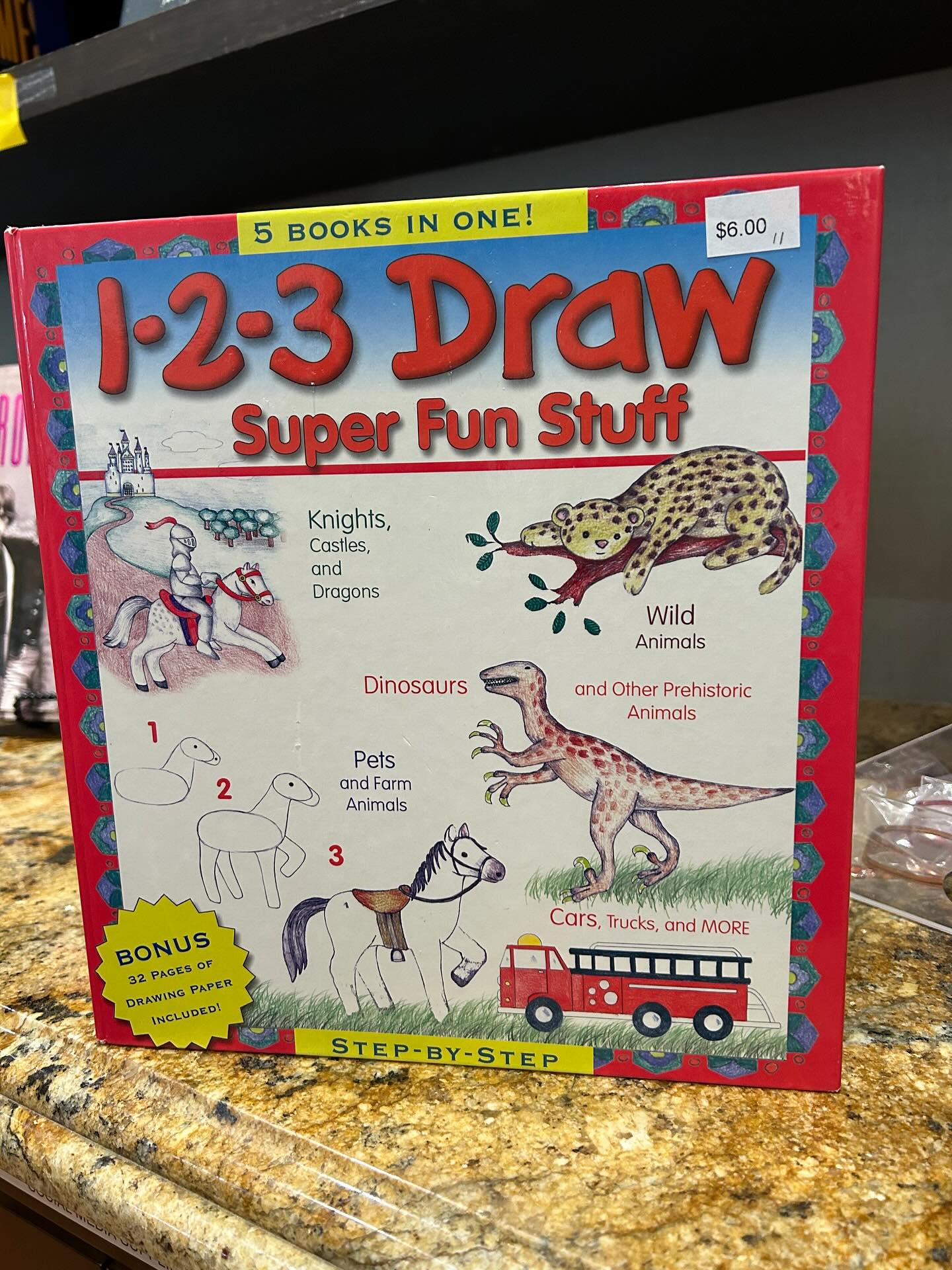 Does your child like to draw? Are they learning to draw? This is the perfect book for your budding artist! Look for it behind the cashiers desk. $6.
#friendsofthecamarillolibrary #friendsbookstore #books #read #nonprofit #gentlyusedbooks #camarillo #volunteers #reading #donate #venturacounty #draw #art