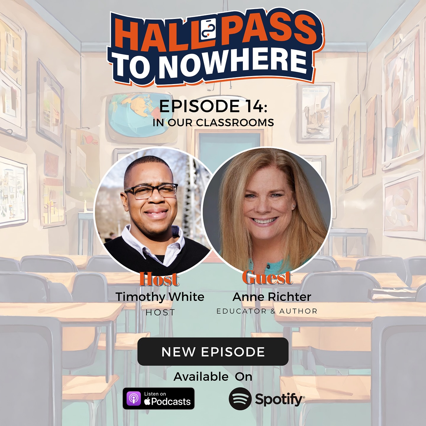 Check out our latest episode featuring Anne Richter @inourclassrooms as she shares insights from her new book and 3 decades of teaching experience. Link in bio. #education #author #book #teacher #podcast