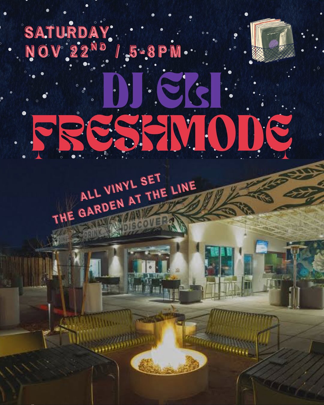 Catch ya’ boy live and in public spinning records at @gardenattheline on Saturday November 22nd from 5-8pm, then Sunday the 23rd @siltwineco from 1-4pm.
I have tons of great Indie & Soul records to share with y’all, so why not come and kick it?