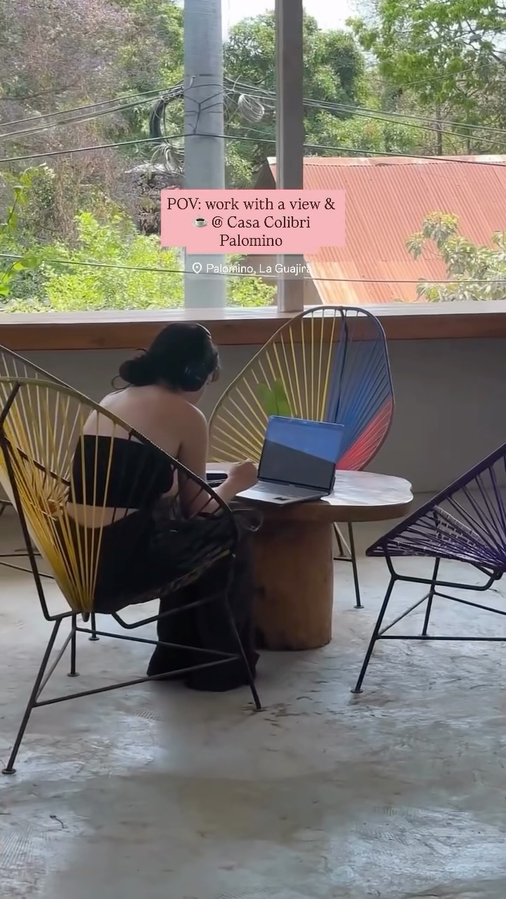 🌍💻🌴☀️Replantéate tu horario de oficina. Así son las "horas de oficina" cuando tu escritorio es @casa_colibri_palomino. Productividad impulsada por la naturaleza. - Tu nuevo espacio de coworking favorito.
🌍💻🌴☀️ Rethink your 9 to 5. This is what "office hours" look like when your desk is @casa_colibri_palomino. Productivity, powered by nature. - Your new favorite coworking spot.
#WorkFromWherever #digitalnomads #RemoteWorkLife #DeskWithAView #fastinternet #ColombiaDigitalNomad #WorkLifeBalance #TravelingWorker #CaribbeanVibes #PalominoColombia #NatureMeetsTech #WanderlustWorker #ProductiveParadise #TrabajoRemoto #OficinaEnParadiso #CoworkingColombia #NómadasDigitales #TrabajarConVistas #ColombiaDestino #Caribe #ProductividadNatural #LaGuajira #palominoguajira #EstiloNómada #OficinaNatural #TrabajoyAventura #ParaísoLaboral
