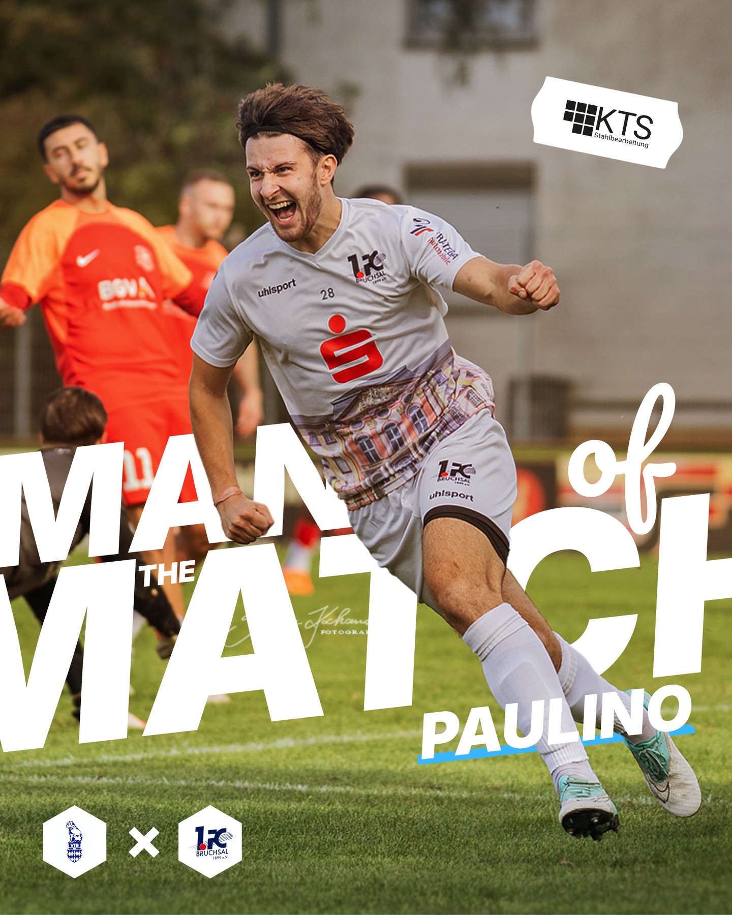 Eindeutiger geht es wohl nicht - Paulino de Tullio ist euer Man of the Match am 13. Spieltag
⚡️⚡️
Der Spieler des Spiels wird euch präsentiert von @kts_stahl