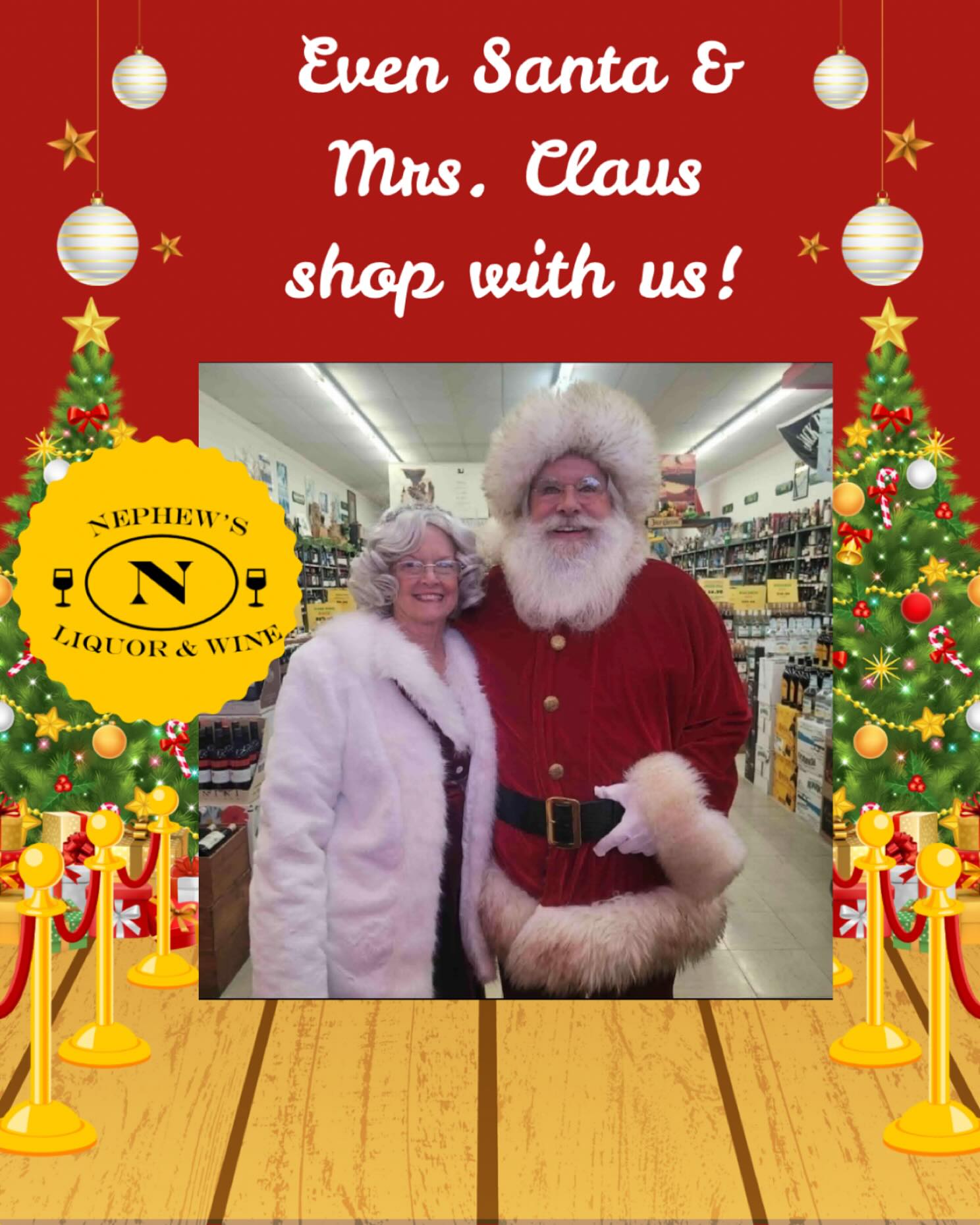 Yesterday, we had some very festive visitors!
You can bet they are checking their list twice. 😉