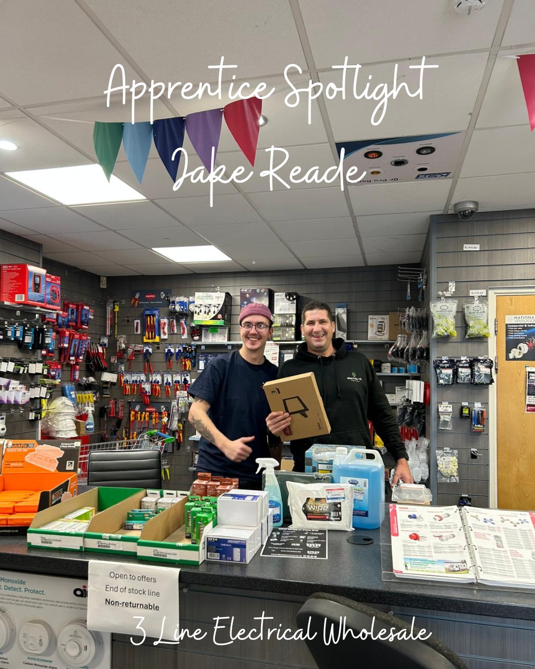 Introducing Jake Reade, a Trade Supplier Apprentice at 3 Line Electrical Wholesale. Learn how Jake's apprenticeship has shaped his career and personal development. Discover his unique journey and insights into being an apprentice!
Head over to our blog to read more- link in bio