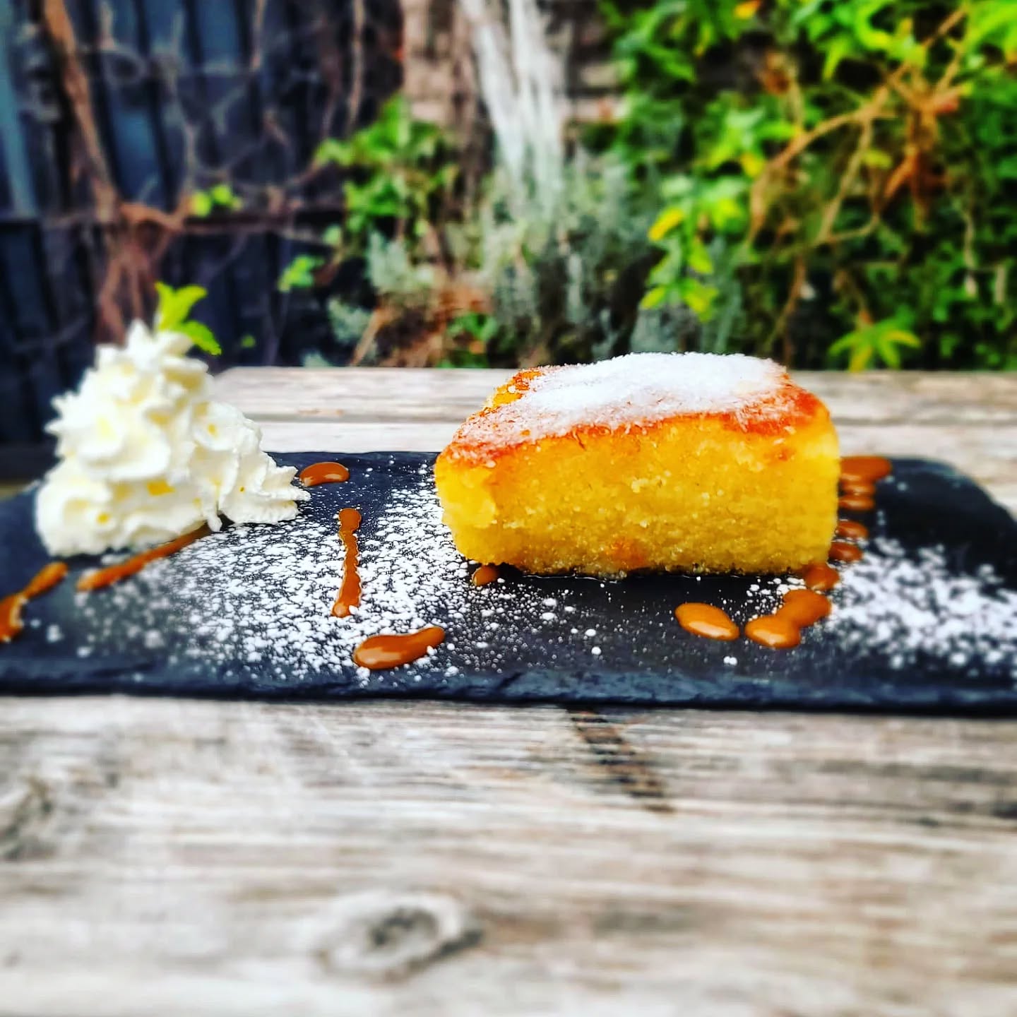 Homemade Basbousa Cake π¨πΌβπ³π°
Middle Eastern/North African Semolina cake, with coconut and hints of citrus served warm.
π New on our desserts menu π