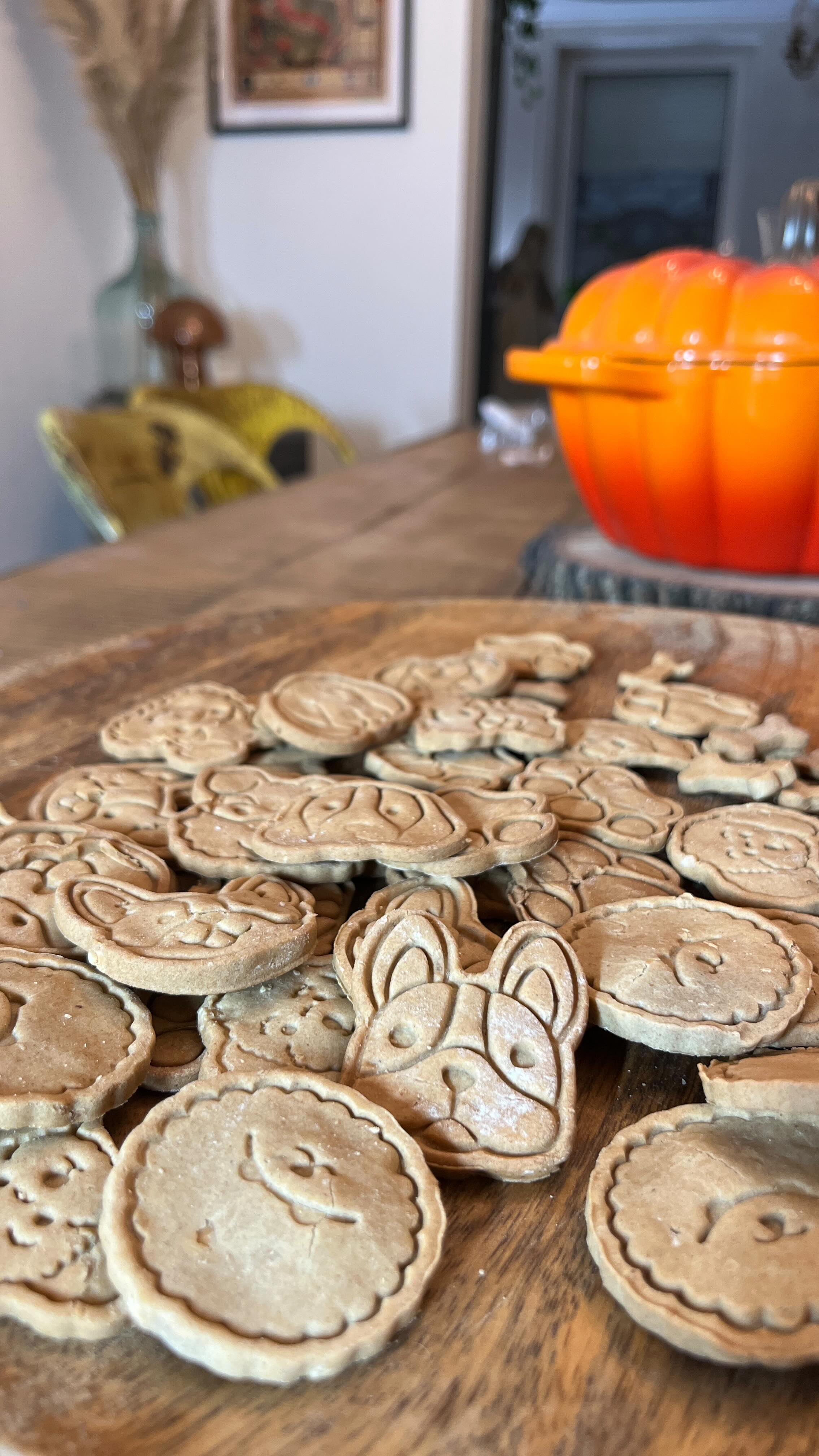 🐾 Biscuits maison à la cacahuète pour ton chien 🥜💛
La cacahuète, riche en vitamines B & E, est une excellente source de protéines… et les chiens en raffolent ! 😍
Aujourd’hui, je te partage une recette ultra simple pour préparer de délicieuses friandises maison 🦴✨
✨ Ingrédients :
• 150 g de farine de sarrasin bio
• 3 c. à café de beurre de cacahuète (non sucré, sans sel)
• 1 œuf
• 60 ml d’eau
👩🍳 Préparation :
#
1. Mélange tous les ingrédients dans un saladier jusqu’à obtenir une pâte épaisse et homogène.
2. Étale la pâte sur un plan fariné ou sur du papier cuisson.
3. Aplatis-la avec un rouleau pour obtenir une épaisseur fine (mais pas trop 😉).
4. Découpe des formes à l’aide d’un emporte-pièce (os, cœur… fais-toi plaisir !).
5. Dispose les biscuits sur une plaque et enfourne 20 min à 180 °C.
6. Laisse refroidir avant de les offrir à ton chien 🐶💝
📦 Astuce conservation :
Garde les biscuits dans une boîte hermétique. À l’abri de l’air et de l’humidité, ils se conservent plusieurs semaines !
🐕✨ Ton chien va se régaler !
#PourLePettingÀBruxelles #LePettingBruxelles #DogsOfBrussels #FriandisesChien #DogTreats #FaitMaisonPourChien #DogLoversBrussels #BiscuitsChien #BrusselsDogLife #Instadog #dogsitter #petsitter #brussels