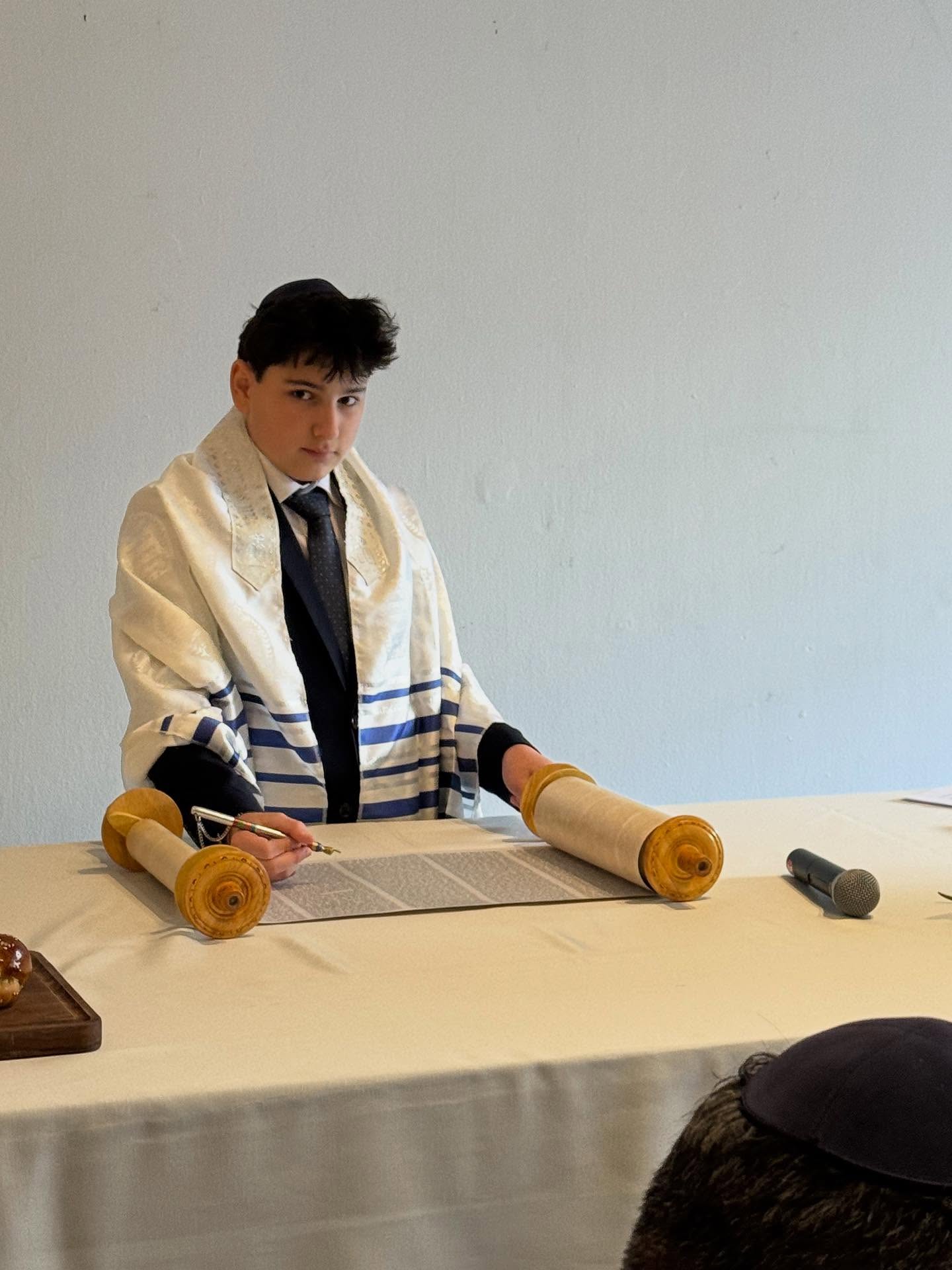 Not only did my student crush it at his ceremony. He worked for months and was transformed with Jewish wisdom and life coaching to be a limitless human being.