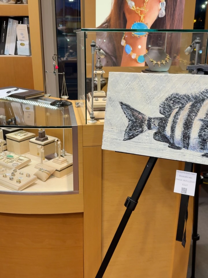 Opening reception for our 3 day art exhibit. So much fun & thanks to my artist friends @aluminumartist & @dana.holliday.artist .
Art will be on display Friday Nov 14 10-6 & Sat Nov15th 10-5.
Thank you to @nomadwineworks for the great pours & tastings by David. Music by @jazzman7777 Keith Byrd .
@ronndawg catering hit the spot!
🎨
Our 1st time displaying together, an evening of enjoying art & seeing what’s new from @oroalexanderjewelry . Lots of art friends stopped by, thank you to all that attended & the Simon Jewelers team :)
#artexhibit #winetasting #instart @simonjewelers @lauriemendenhall #encausticartist #oilpainting @garysimonci #aluminum #garysimonci