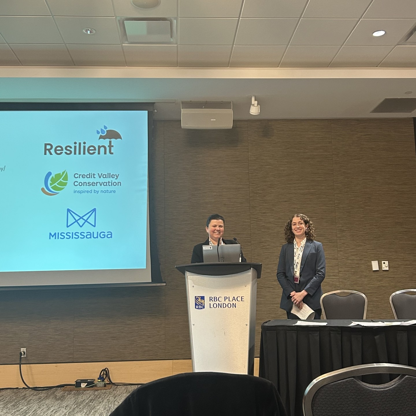 What an incredible few days at the Municipal Engineers Association Annual Conference last week.
A huge congratulations to Samantha Archibald and Marjorie MacDonald, who delivered an insightful presentation on Urban Retrofit Flood Control in the Cooksville Creek Watershed. Their session highlighted key performance findings from stormwater management facilities during the major storm events of summer 2024 — and the engagement in the room was fantastic!
We’re grateful for the opportunity to share this work alongside our valued partners at the City of Mississauga and Credit Valley Conservation (CVC). Collaborations like these are what make meaningful progress possible.
Thank you to everyone who joined us, connected with our team, and contributed to another great MEA Conference. Already looking forward to next year!
