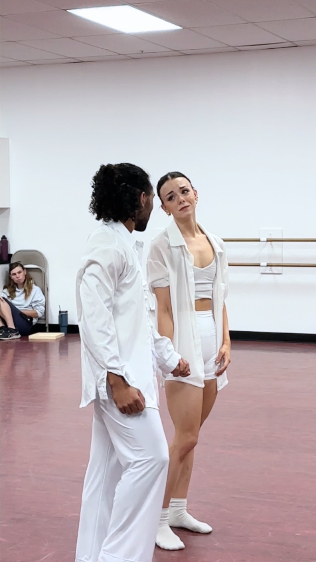 🥹 Tears stream… A glimpse into our emotional dress rehearsal. We are SO READY for opening night of Encore tomorrow. Come see us! Last chance to get digital or in person tickets at the link in our bio @azaraballet don’t miss it 🤍 #ballet #fixyou #dancers #dancing #choregraphy #contemporarydance #contemporaryart #ballerina