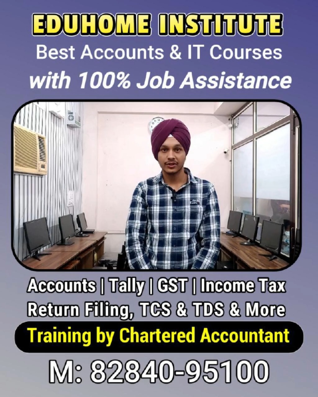 🎤 “Mujhe pehle stage pe bolne me hesitation hoti thi… ab confidently clients handle karta hu!”
Real confidence comes from real practice — that’s what we give at Eduhome Institute 🌟
💬 Listen to our student’s honest feedback!
#Eduhome #StudentReview #Motivation #ComputerCourses #AccountsTraining #TallyPrime