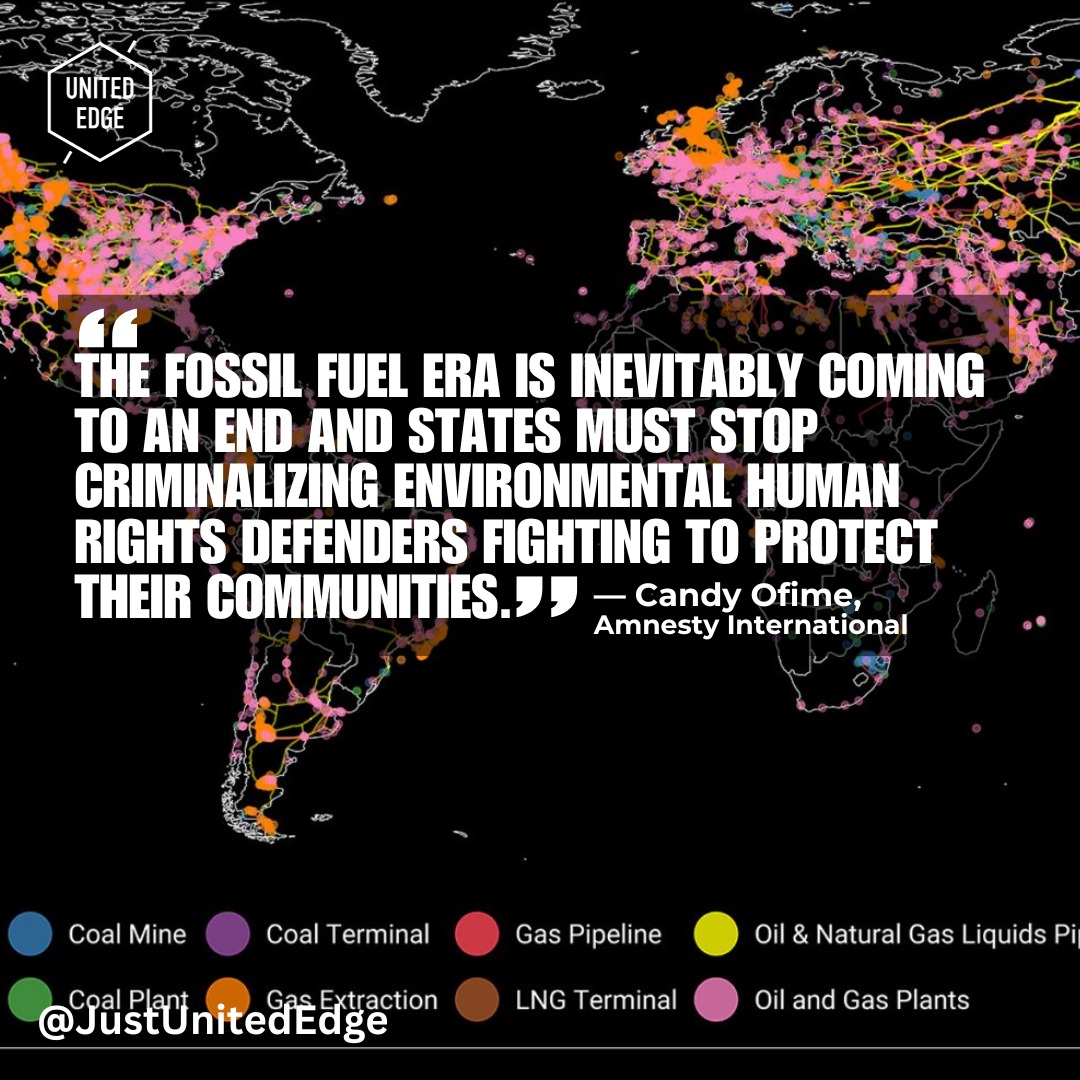 New research shows that over 2 billion people, including 520 million children, live within five kilometers of fossil-fuel infrastructure, putting human rights, health, and critical ecosystems at grave risk. It’s time for a full, fai,r and funded phase-out of fossil fuels. The era of fossil dominance must end now. Read more about Amnesty International’s report Extraction Extinction here: https://bit.ly/4nVGd2O LINK IN OUR BIO
#HumanRights #ClimateJustice #FossilFree #Future #FossilFuels #CriticalEcosystems #RightToHealth #IndigenousRights #EnvironmentalJustice #SacrificeZones #GlobalSouth #Impact #JustTransition #CleanEnergy #StopPollution #BiodiversityLoss #ClimateCrisis #ActNow