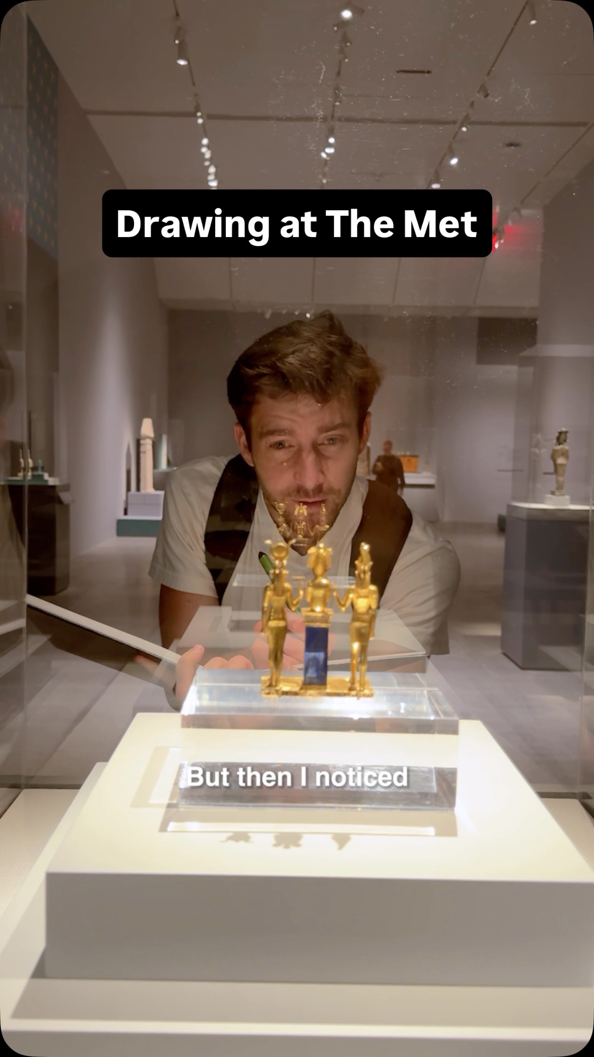 Divine Egypt, AKA The Little Guys is now on display at @metmuseum through January 19 #sketchbook #drawing #themet