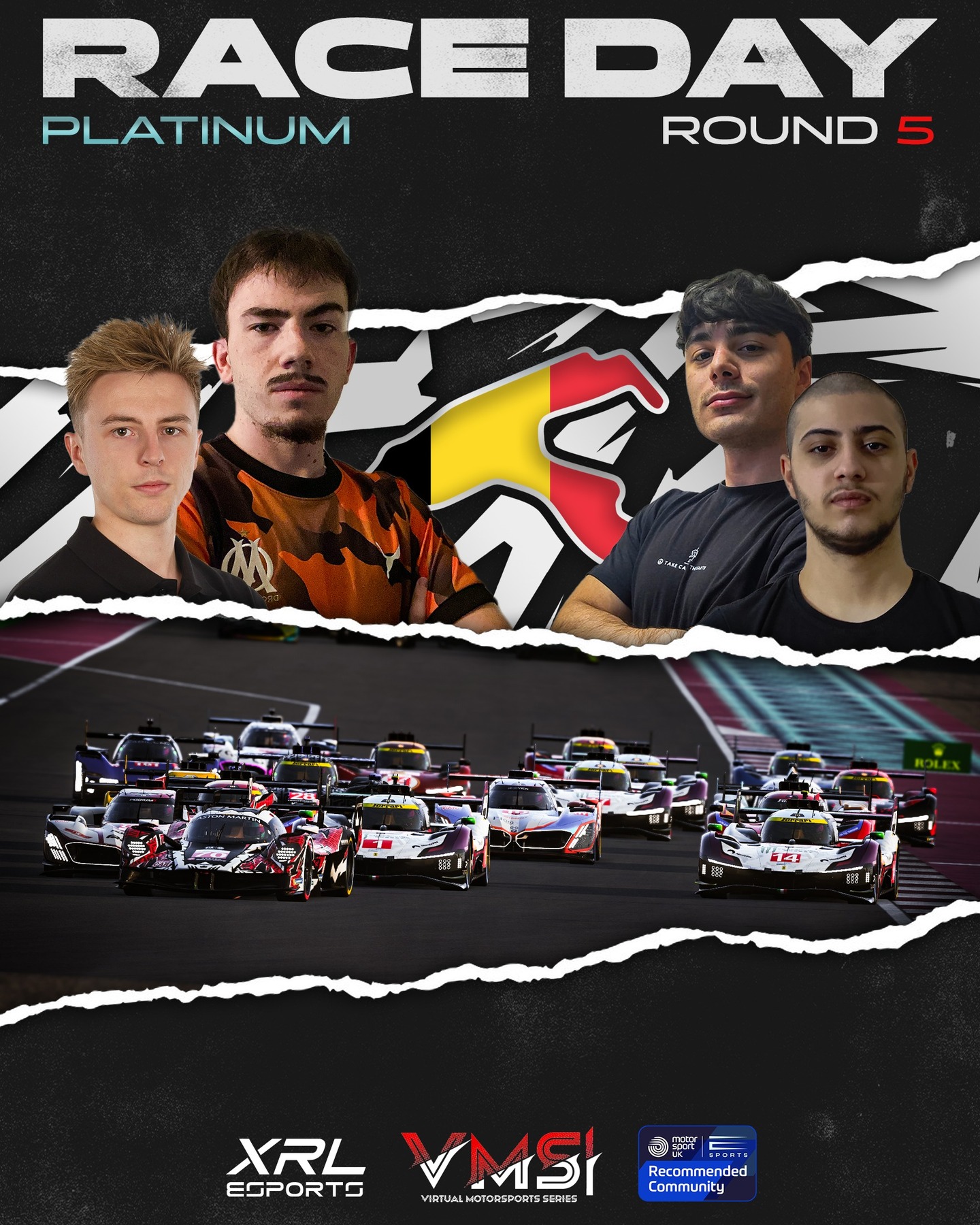Race day for the XRL eSports Pro Series - Platinum Split! This time we are headed to the famous Spa-Francorchamps circuit. Join us at 18:30 UK time on YouTube (link in bio) for the penultimate round!
🎨 Graphic Deisgn by: @design.mmn
