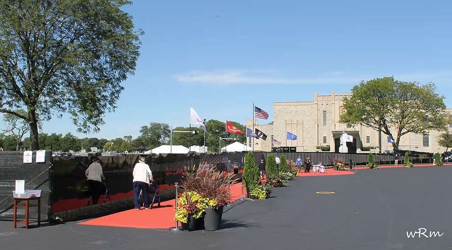 After a recent visit to the Vietnam Veterans Wall in DC, and with this week dedicated to honoring Veterans, I’m sharing my 2019 blog about photographing the traveling wall replica memorial at Queen of Heaven Cemetery in Hillside, IL. My bff and fellow cemetery enthusiast Wally drove to Mt. Carmel, just across the street, that day to take a drive through and check things out. We spotted the sign for the Moving Wall and were lucky enough to see it!
"The idea for the Moving Wall began in the mind of John Devitt. In 1982, Devitt, an Army Veteran and former Vietnam helicopter door gunner, made the trip to Washington D.C to witness the dedication of the Wall and to participate in a Salute to Vietnam Veterans. At the time he was unemployed, and it took the help of friends and family to make the trip. He fully expected to dislike the memorial but instead was so moved by it that he left D.C. with a mission to share what he experienced with people all over the country who could not make it to the capital.
Read the full story and see many photos of the moving memorial here:
https://www.tombstonetravels.com/post/the-moving-wall