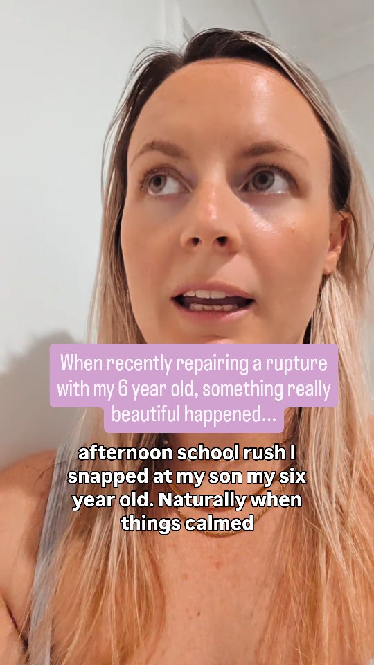 A bit of vulnerability here tonight...
I had a moment today. A rupture. I yelled at my 6 year old in the afternoon chaos, the overstimulation, no one listening to me, trying to do too much, in the luteal phase of my cycle feeling overwhelmed. So I yelled...
And then when things calmed down… I repaired.
During that repair, my son said something that opened up a huge opportunity:
“I don’t feel like you love me when you’re mad at me.”
I took a breath and told him the truth:
“That’s not how love works. Being mad doesn’t cancel out love.”
He thought about it for a moment and then asked,
“Then what does cancel love?”
And honestly… it was one of the most important conversations we’ve ever had. A conversation about unconditional love, safety, and what it means to come back together after a rupture.
And here’s the part I keep circling back to...
That conversation never would have happened without the rupture.
Without the mistake.
Without me messing up and then choosing to repair.
Parenting isn’t about perfection.
It’s about returning.
Reconnecting.
Showing our kids that love is bigger than our hardest moments.
Modelling healthy, normal relationships.
If you’ve had a moment like this recently, you’re not alone.
Ruptures happen. Repairs heal.
And sometimes… they open the door to the conversations that shape our children forever.
In 2026, I'll be offering the Circle of Security Parenting Program where you can connect, reflect, and learn how secure attachment grows from exactly these kinds of imperfect moments!! Make sure you are following @thepowerofbirth ❤️🩹
#thepowerofbirth #responsiveparenting #matrescence #repairnotperfection #motherhoodunfiltered #parenting #circleofsecurity #perinatalmentalhealth