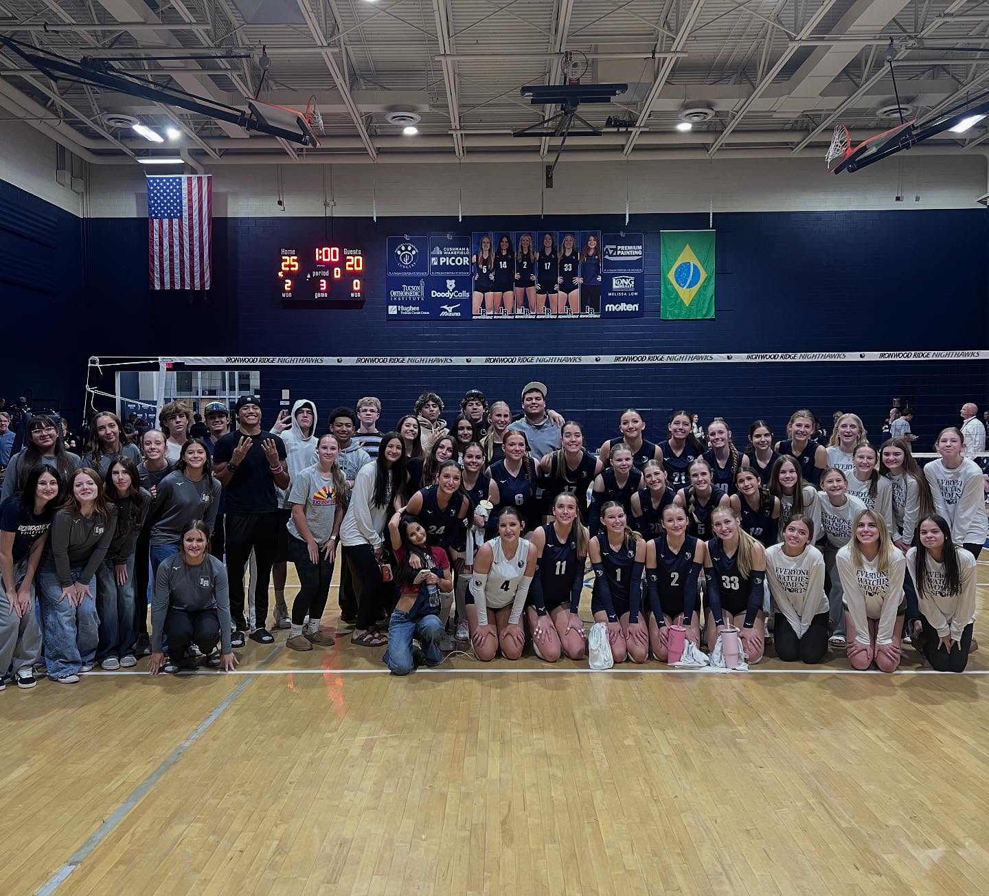 FINAL FOUR BOUND!! Ironwood Ridge advances to the State Semi-Finals for the first time since 2016. Thank you to the Student Section for your support tonight.
Let’s PACK THE GYM ON THURSDAY!