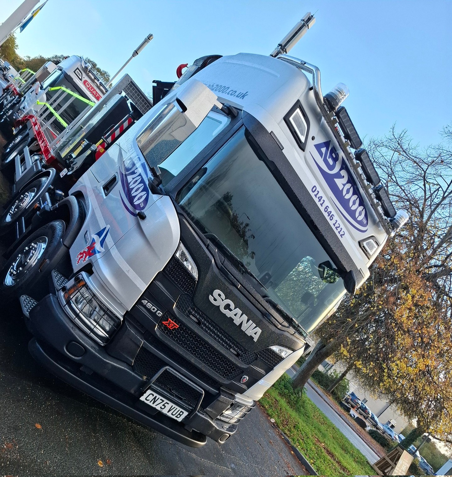 Two more stunning Scania's for Quattro Plant!
These two fantastic Scania 460G XT units define high spec. With full air suspension, all the bells and whistles a cab could need, and top spec Sterling Cheesewedge 'Rail' body.
Supplied by Keltruck Account Manager, Richard Woodland. These units have also been purchased with full R&M for 6 years!
#SuppliedByKeltruck #ScaniaXT