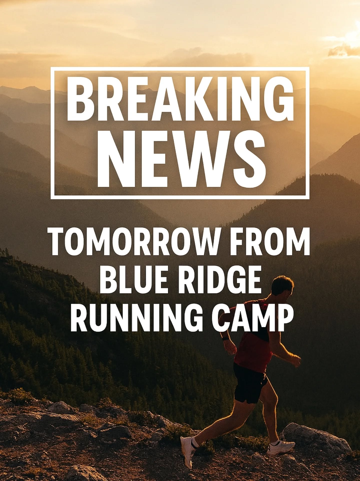 Get ready for some exciting news from Blue Ridge Running Camp tomorrow!