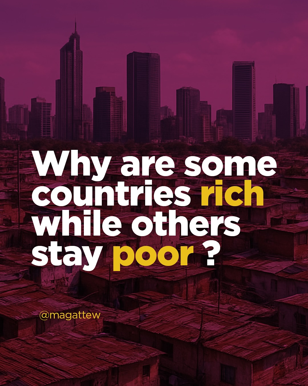 Why are some countries rich while others stay poor?
In 2020, the World Bank’s Doing Business report gave one of the clearest answers.
It ranked 190 countries on how easy it is to start and run a business.
If the leaders of poor countries want to build prosperity at home, they should start by making it easier to start and run a business.
The Doing Business indicators work like a checklist.
Go through each one and fix the roadblocks.
Share this with a friend that didn’t know this!