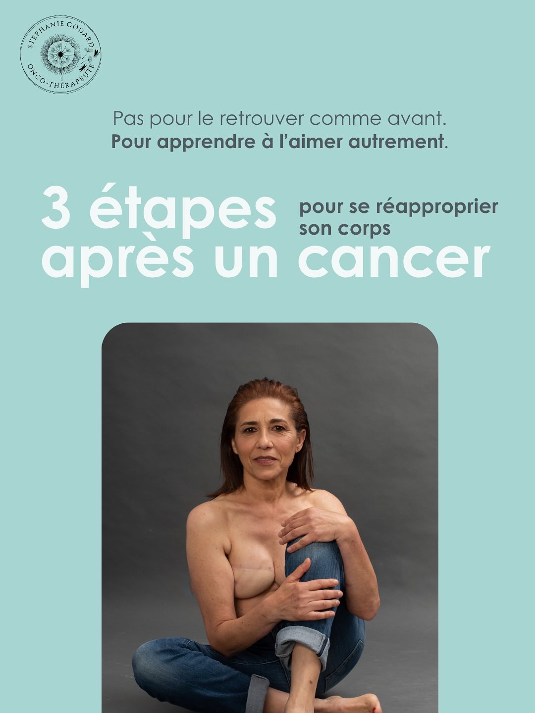 Reprendre possession de son corps après un cancer, ce n’est pas le réparer.
C’est réapprendre à l’habiter, à le ressentir, à l’écouter autrement.
Parce que ce corps-là a connu la tempête.
Il a été piqué, coupé, transformé, parfois trahi à vos yeux.
Et l’aimer “comme avant” est souvent impossible.
Mais il peut redevenir un allié — pas un champ de bataille.
🌿 Voici 3 étapes puissantes pour amorcer cette réappropriation corporelle :
1️⃣ L’observer sans jugement
C’est la base de toute reconnexion à soi.
Regardez-vous sans chercher à aimer, sans analyser. Juste voir. Le regard précède l’amour, toujours.
Prenez une minute par jour devant le miroir.
Posez votre regard, même si c’est inconfortable.
Ce moment n’est pas anodin : il réapprend au cerveau à reconnaître le réel sans le fuir.
C’est déjà une victoire.
2️⃣ Le toucher avec douceur
Le toucher est un langage thérapeutique.
Vos mains savent ce que votre esprit redoute.
Massez, hydratez, effleurez votre peau comme on touche une terre fragile. Chaque geste réactive la mémoire sensorielle du vivant.
Même si certaines zones restent muettes ou douloureuses, ne forcez rien.
Restez en lien. Le corps se réhabitue à la bienveillance avant la confiance.
C’est une étape essentielle du soin de soi et de la reconstruction.
3️⃣ Le célébrer autrement
Le célébrer, pas pour sa forme,
mais pour tout ce qu’il a traversé : la fatigue invisible, les nuits blanches, les traitements, la résilience. Offrez-lui un vêtement dans lequel vous vous sentez alignée,
une photo juste pour vous, ou une danse sans miroir.
Le but n’est pas de plaire, mais de vous sentir dedans, vivante, entière.
Ce n’est pas votre corps qui a changé.
C’est votre regard qui a besoin de guérir.
Et cette guérison commence dans les gestes simples du quotidien, pas dans les injonctions à “aimer son corps”.
🩷 Laquelle de ces étapes vous semble la plus difficile aujourd’hui ?
Partagez-le en commentaire, ou gardez-le pour vous.
C’est déjà une façon d’avancer.
#aprescancer #corpsaprescancer #acceptation #postcancer #sereappropriersoncorps #imagedesoi #réappropriationcorporelle #guerison #oncoaching #reconnexionasoi