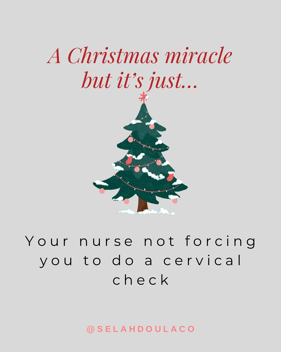 What else should we add? It’s kinda sad that these feel like a Christmas miracle.
•
•
•
•
•
•
•
•
#Doula #DoulaCare #PregnancyJourney #pregnancytips #pregnantmom #doulasupport #pregnancycare #laboranddelivery #birthsupport #empoweredbirth #postpartumdoula #postpartum #newborn #newborns #birthdoula #PregnancyInterventions #InformedChoices #NaturalBirth #kansascity #kcmoms #kcdoula #kcdoulas #kansascitydoula #kansascitydoulas #missouridoula #kansasdoula #christmasmiracle #christmas #tistheseason